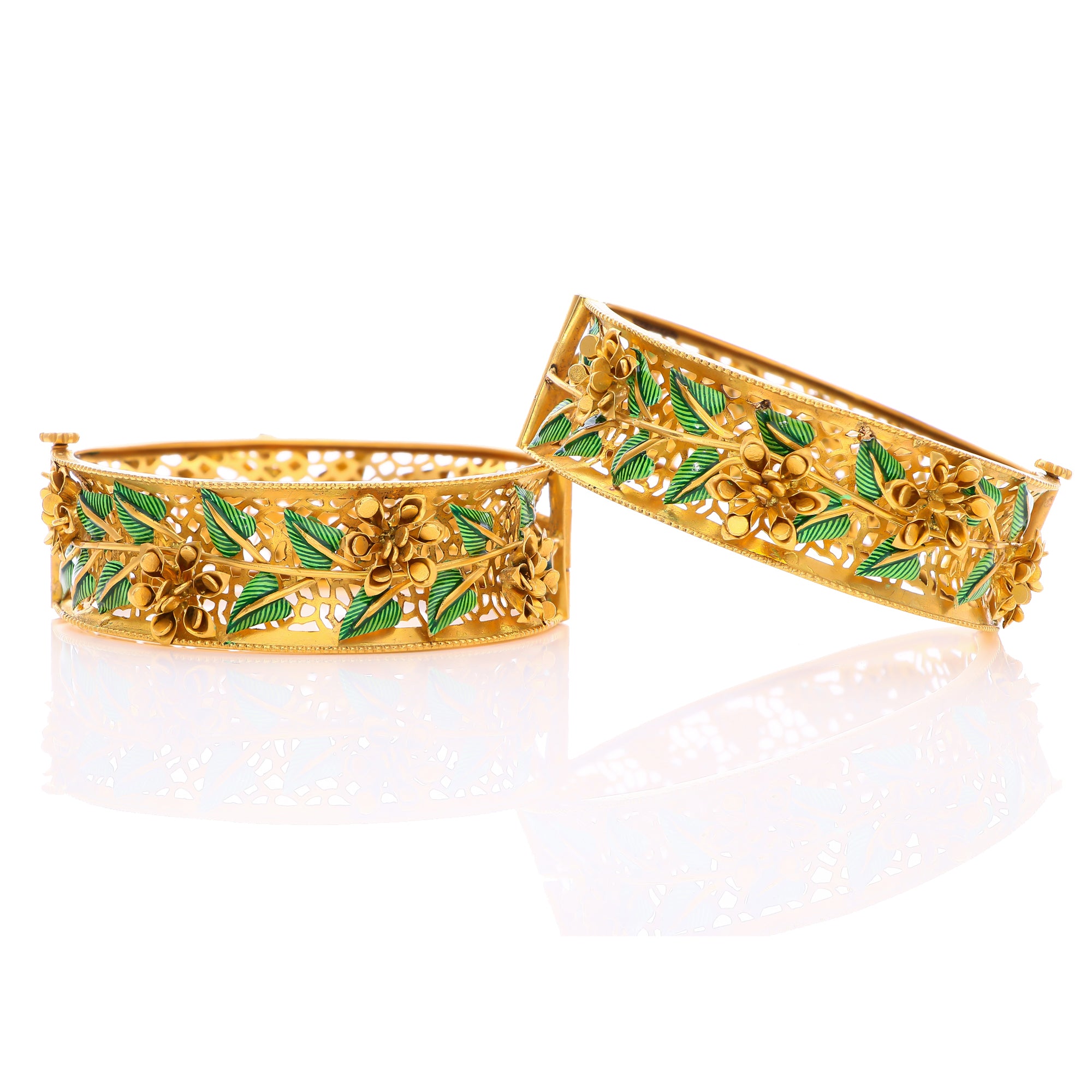 Halina Gold Bangles