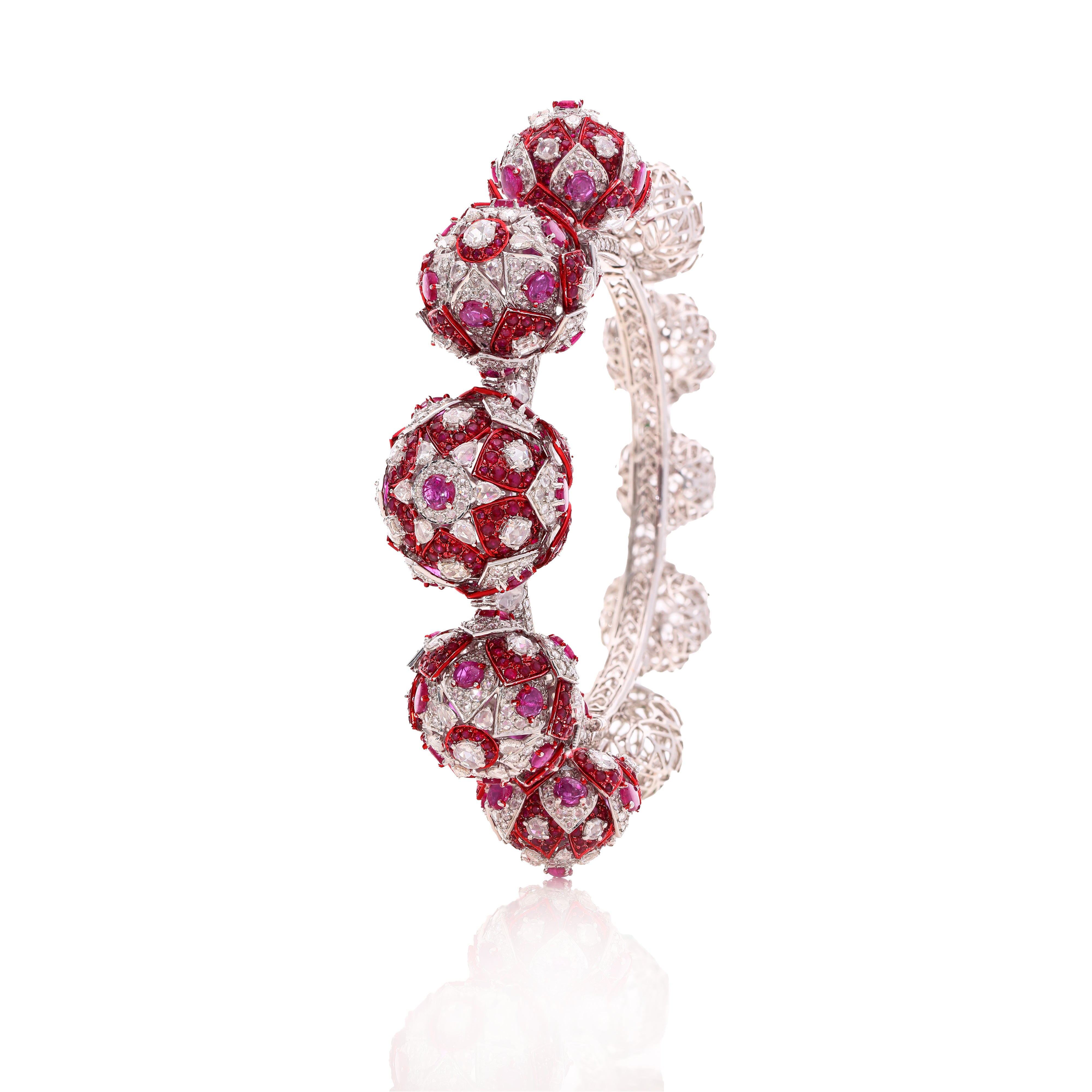 Ruby Orb Bracelet