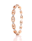 Crown Link Bracelet