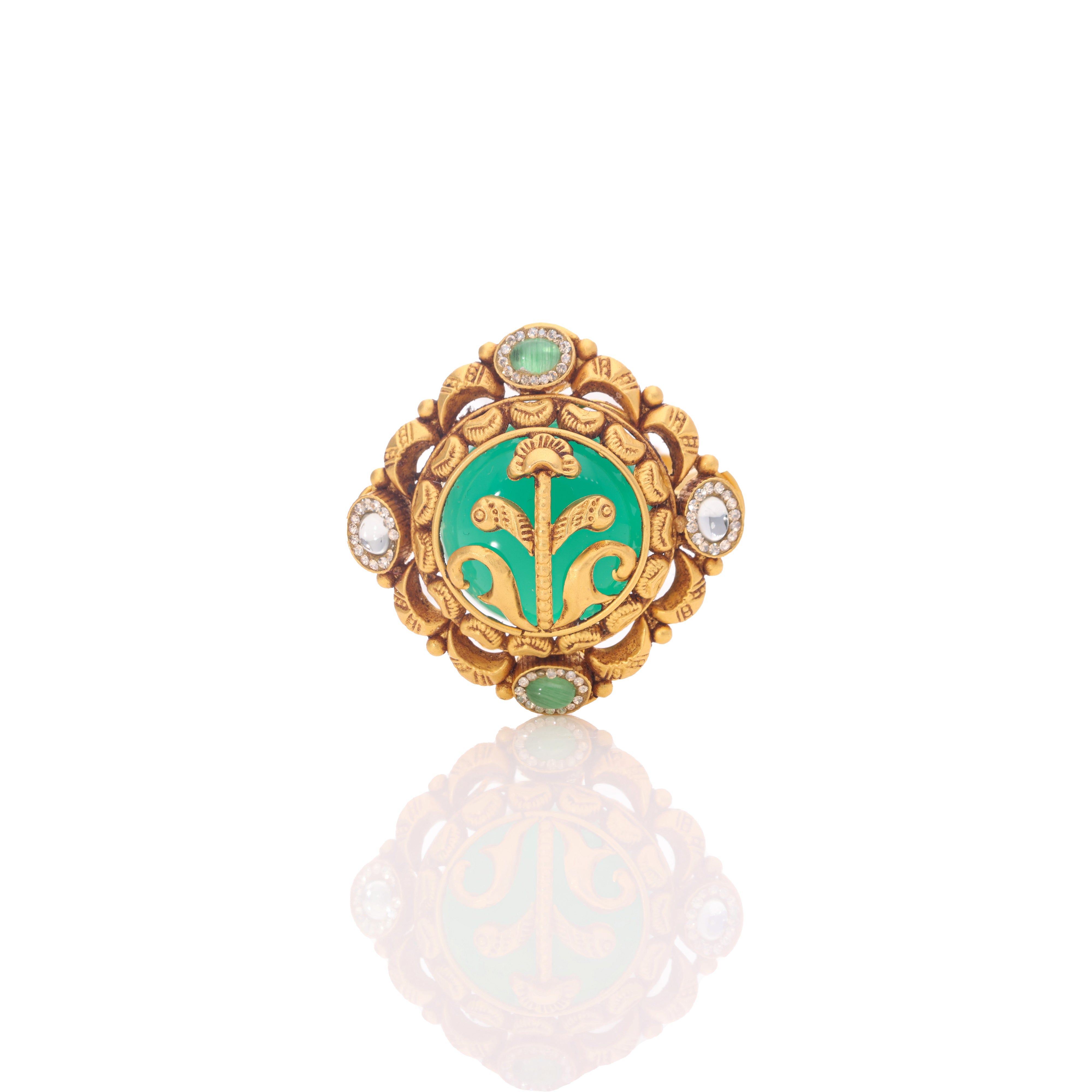 Zarvian Filigree Gold Ring