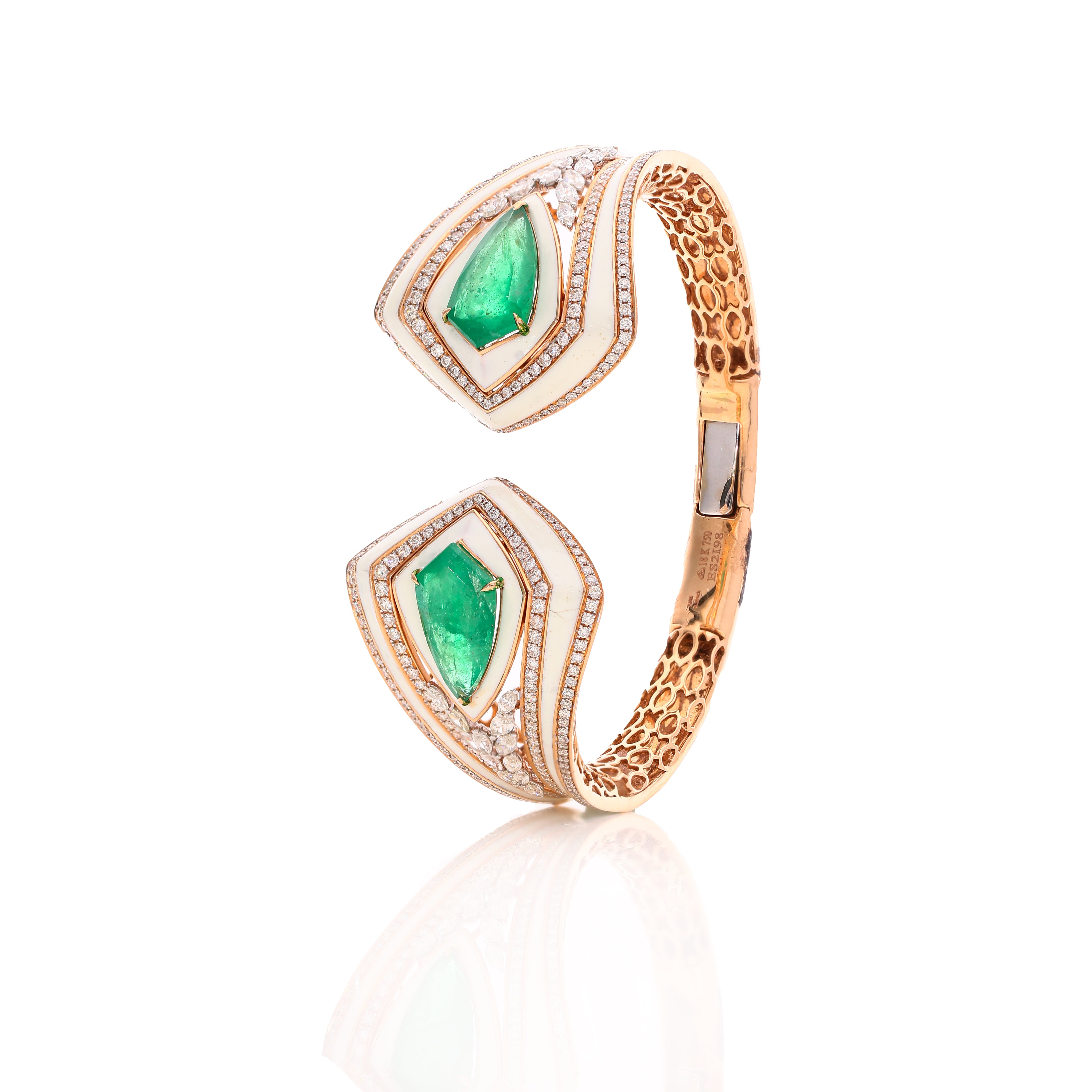 Emerald Arc Cuff