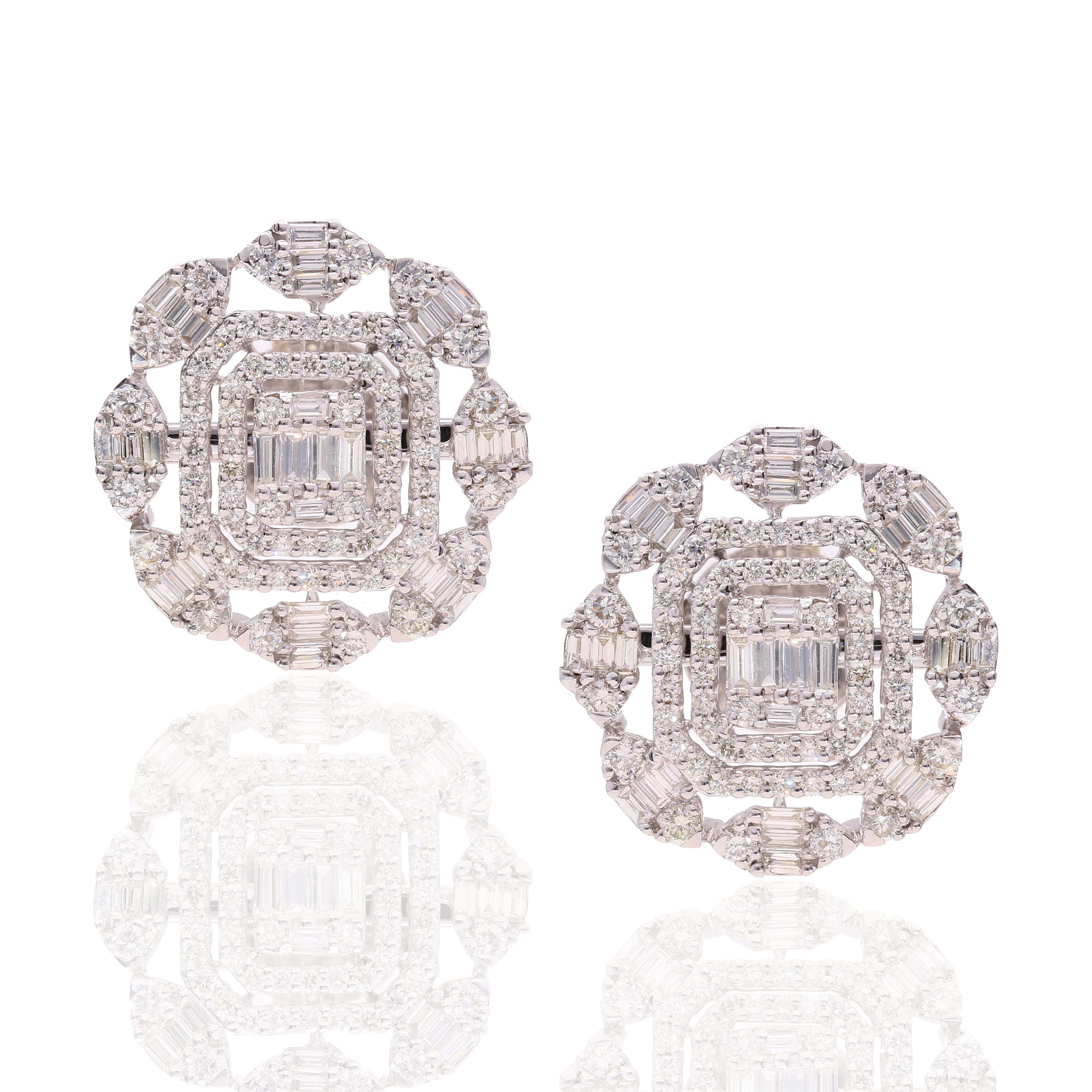Blush Aura Diamond Studs