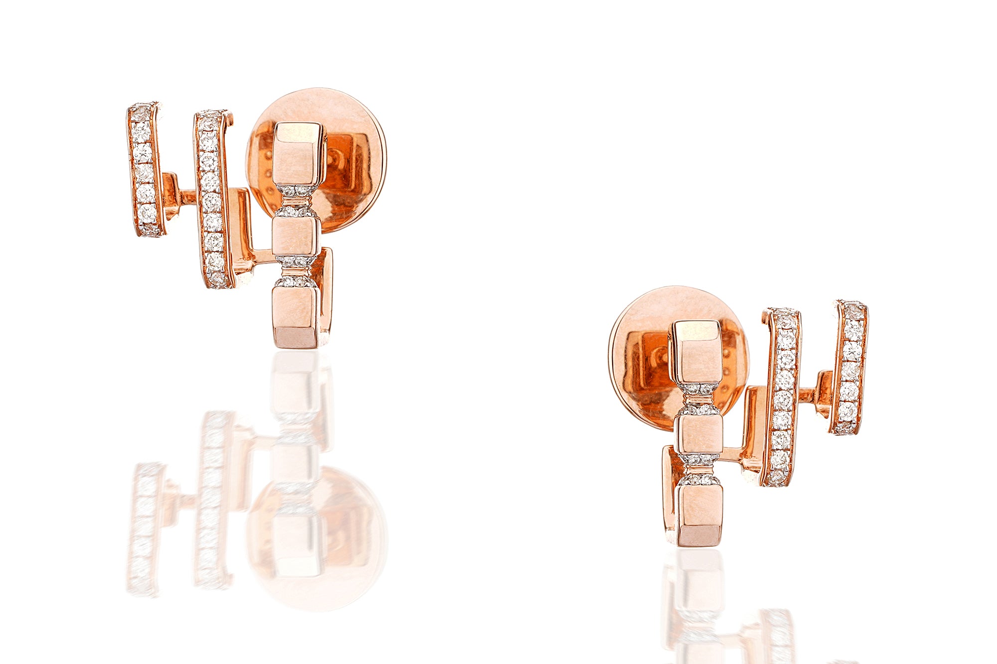 Linear Axis Bar Earrings