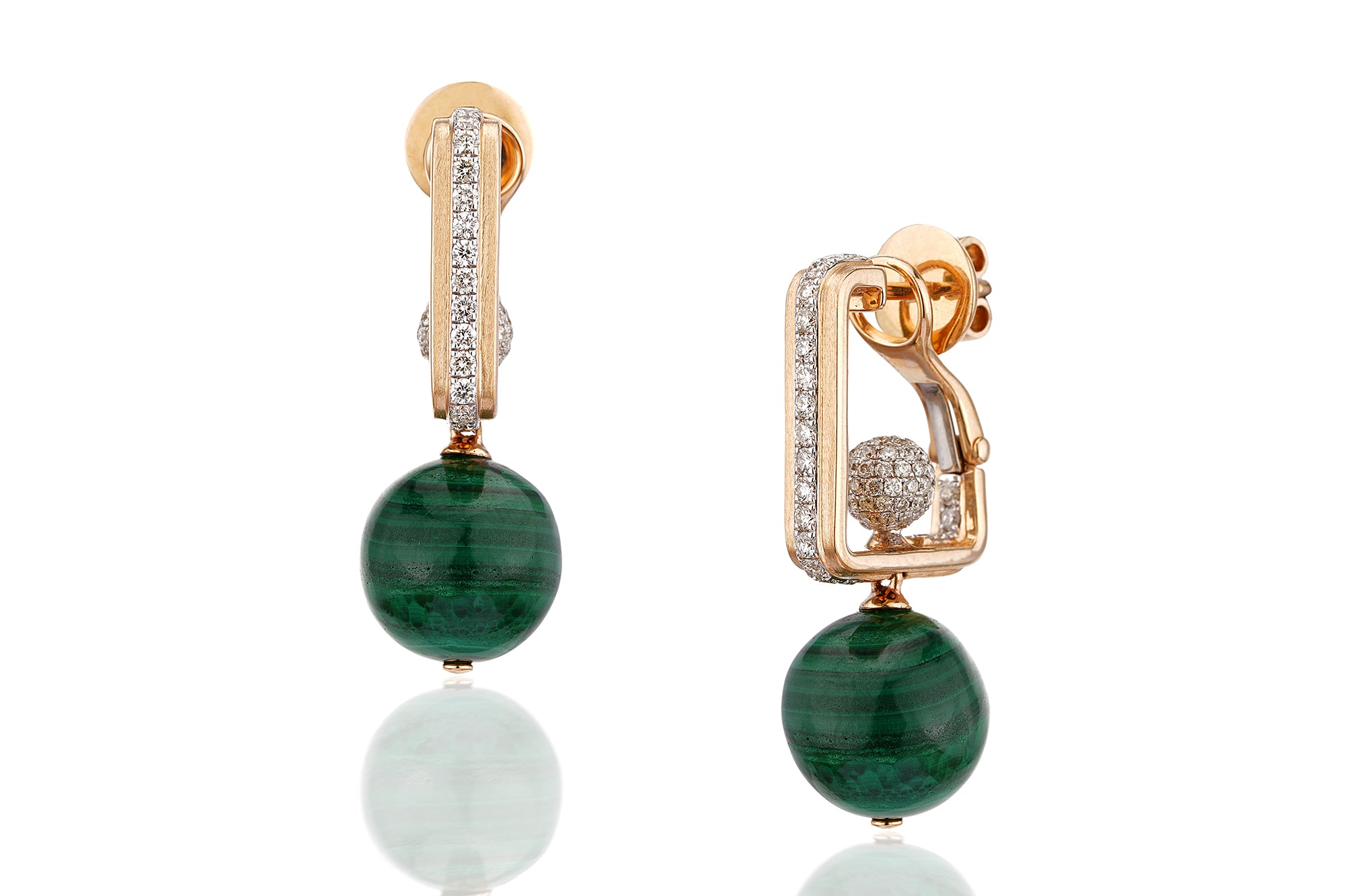 Submarine Malachite Linea Earrings