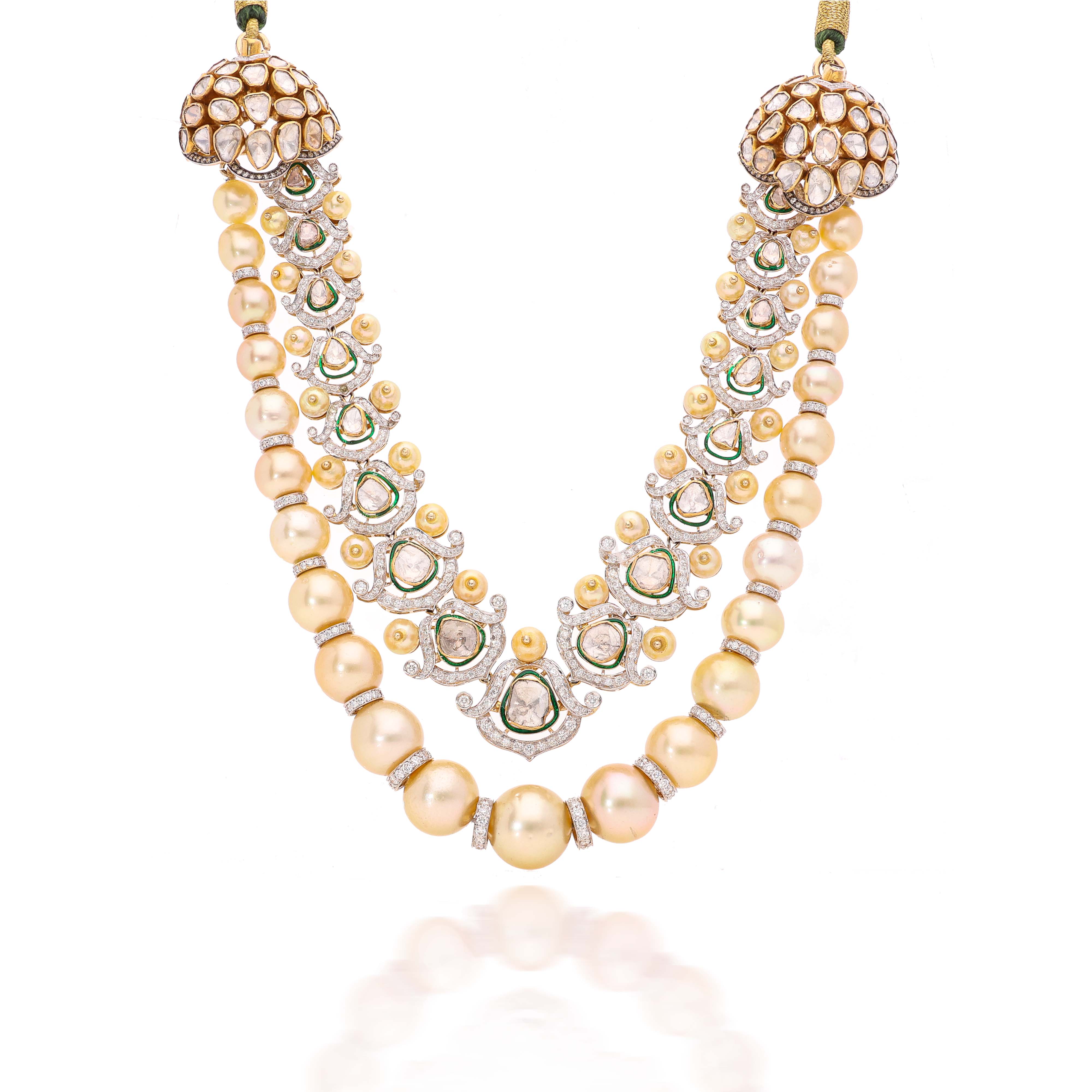 Mystic Pearl Shine Polki Set