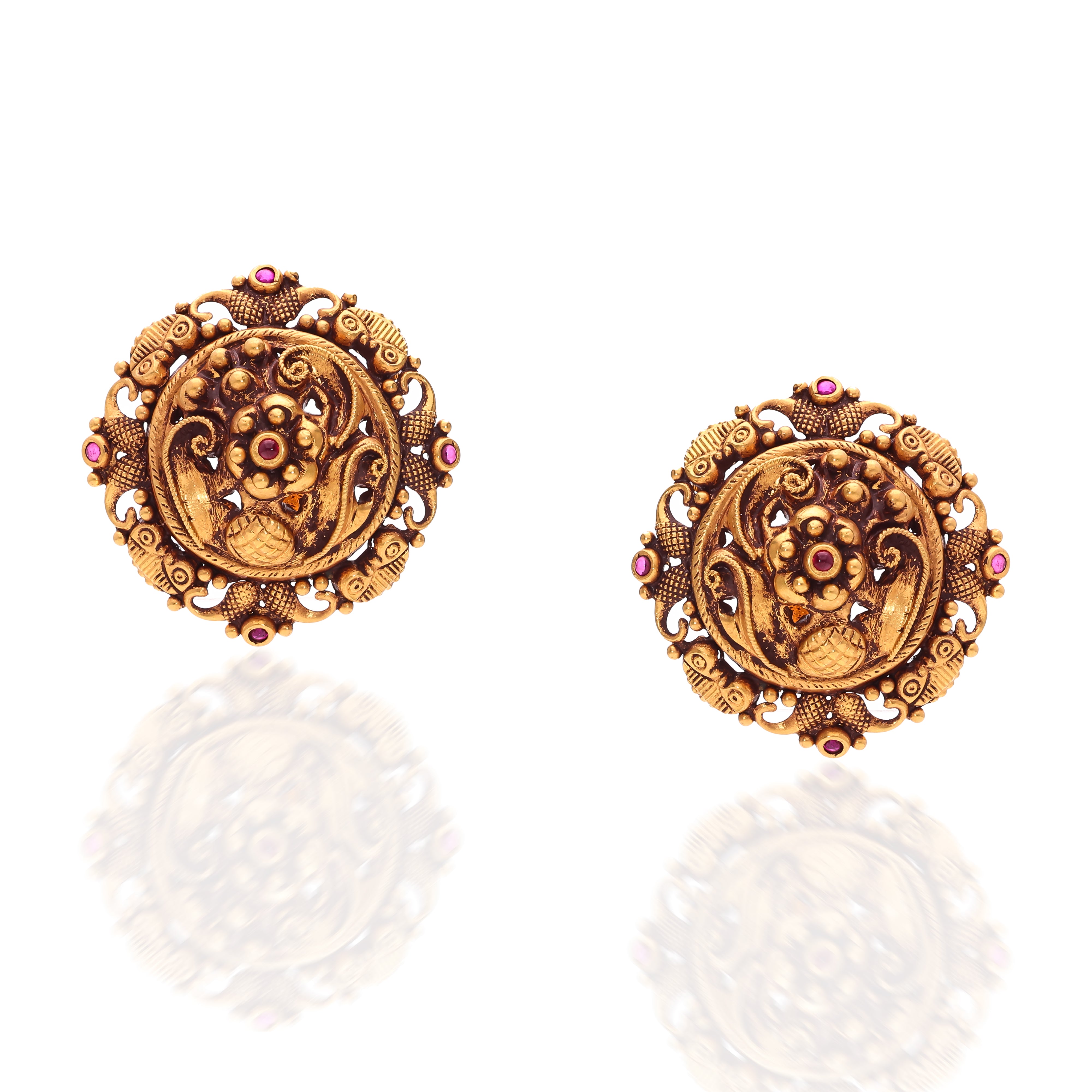 Antique Heritage Gold Studs