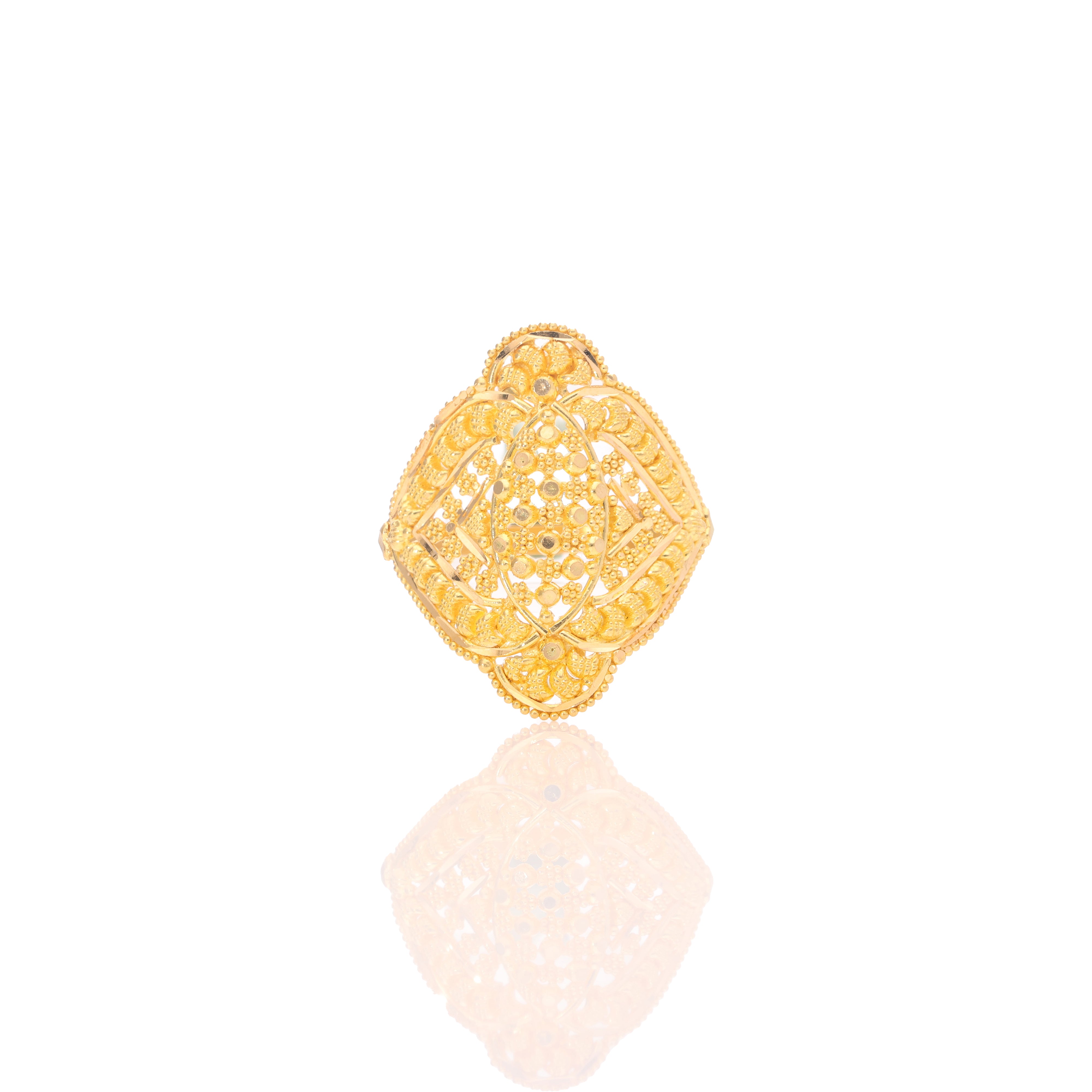 Valerion Floral Gold ring