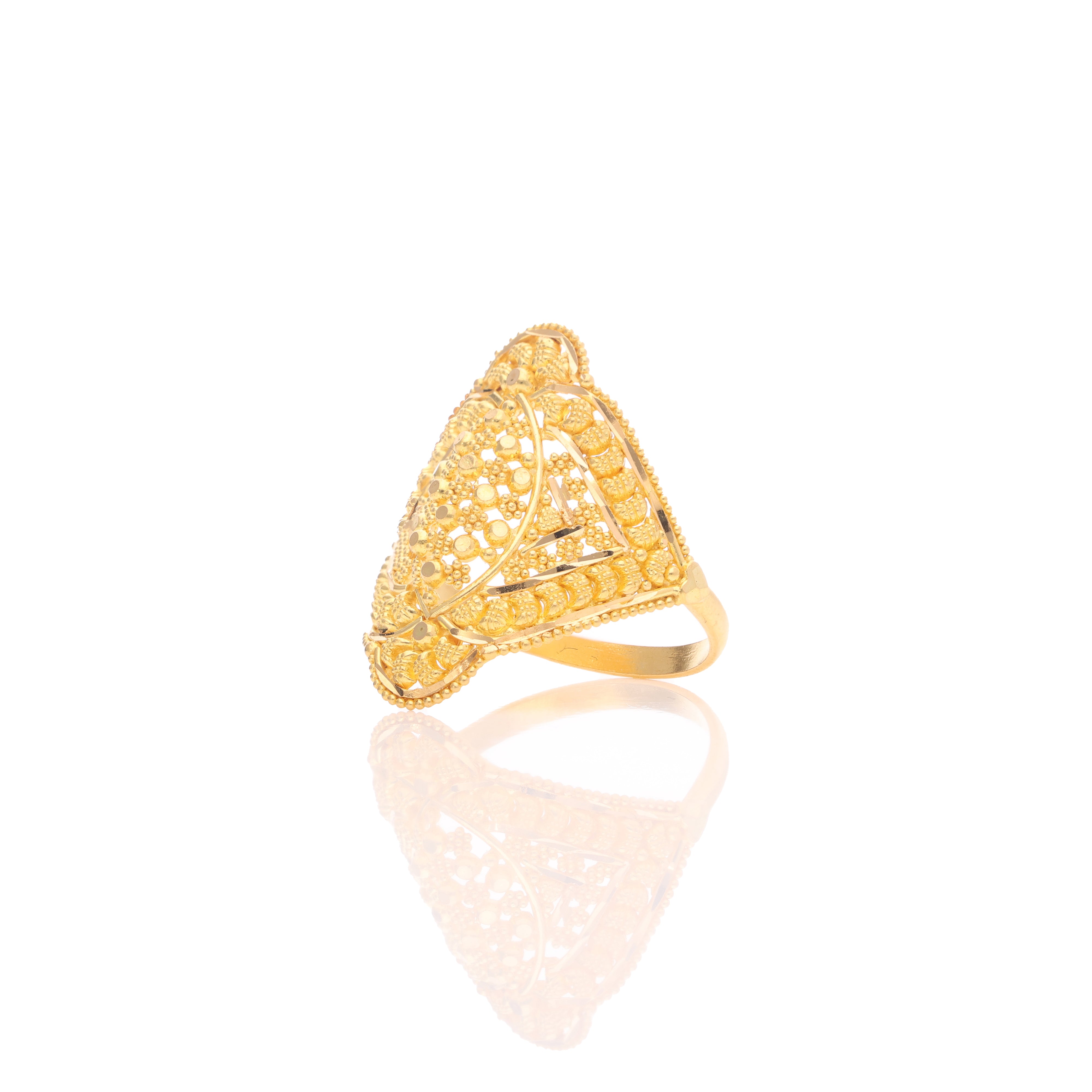Valerion Floral Gold ring