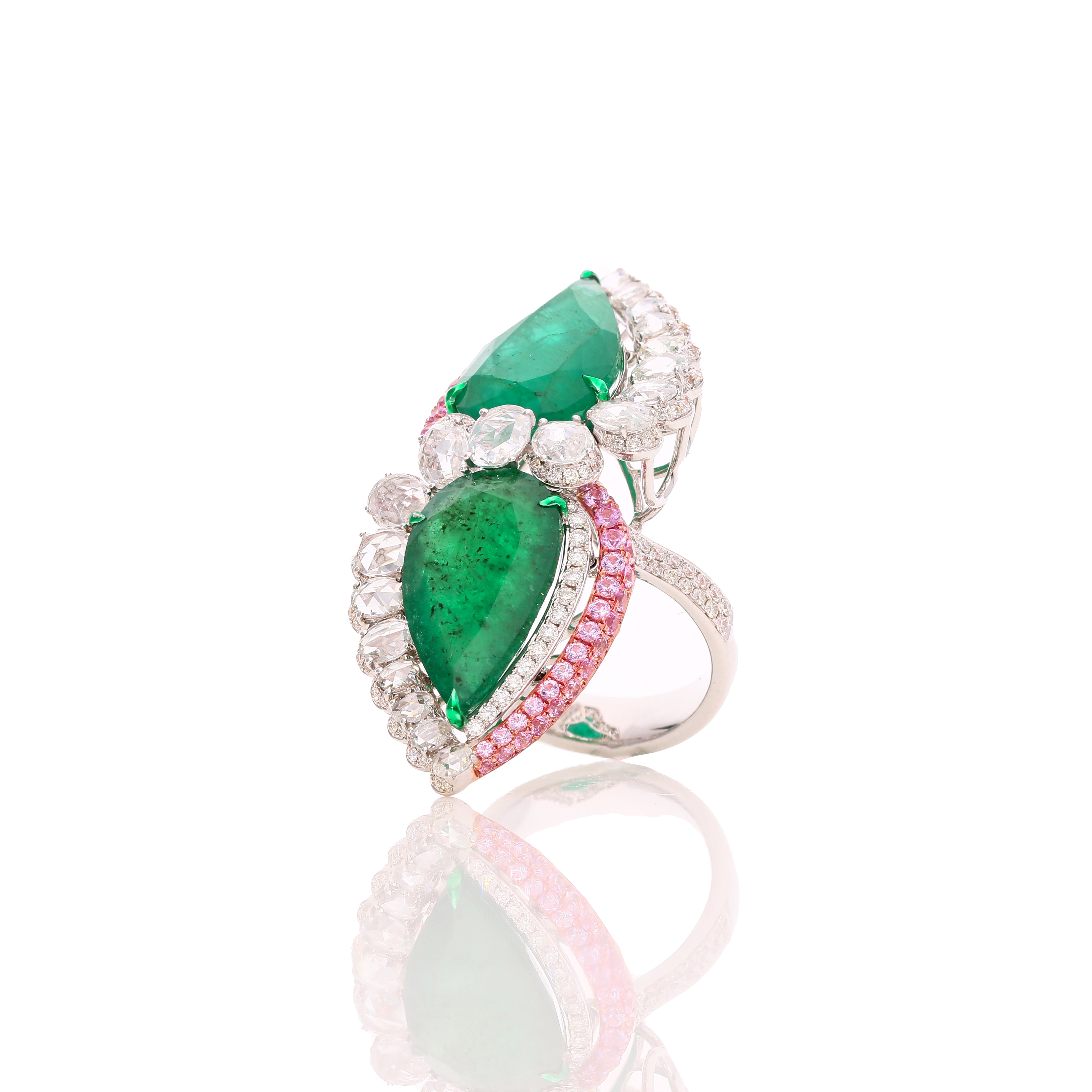 Teardrop Sparkle Diamond Ring