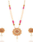 Kundan Phool Gold Set