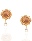 Kundan Phool Gold Set