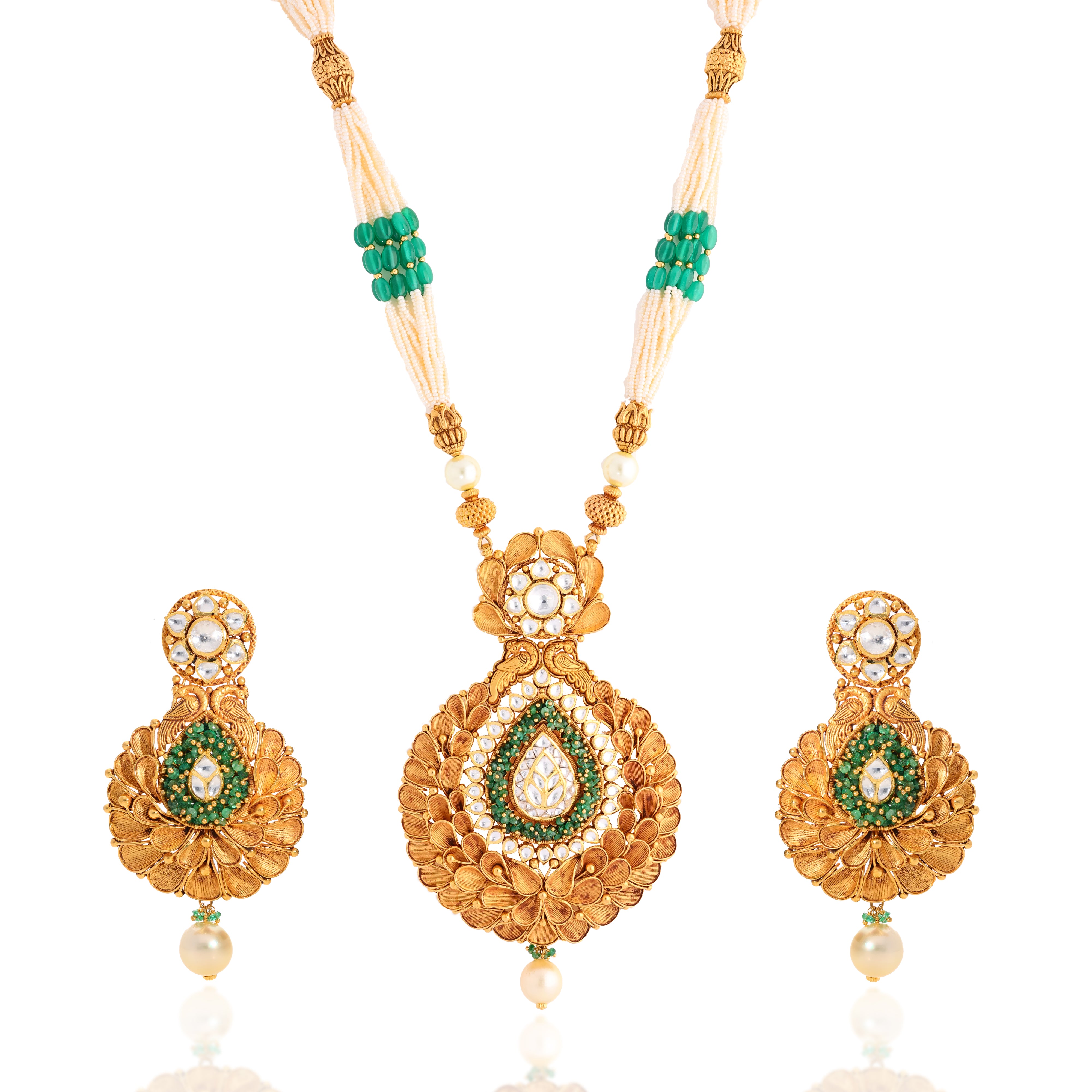 Pearl & Prism Gold Sets