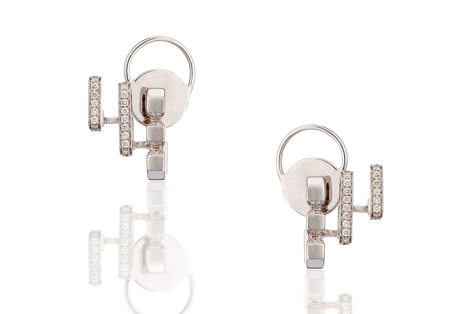Linear Axis Bar Earrings