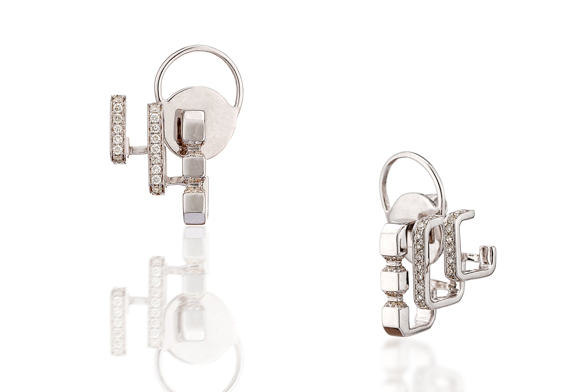 Linear Axis Bar Earrings