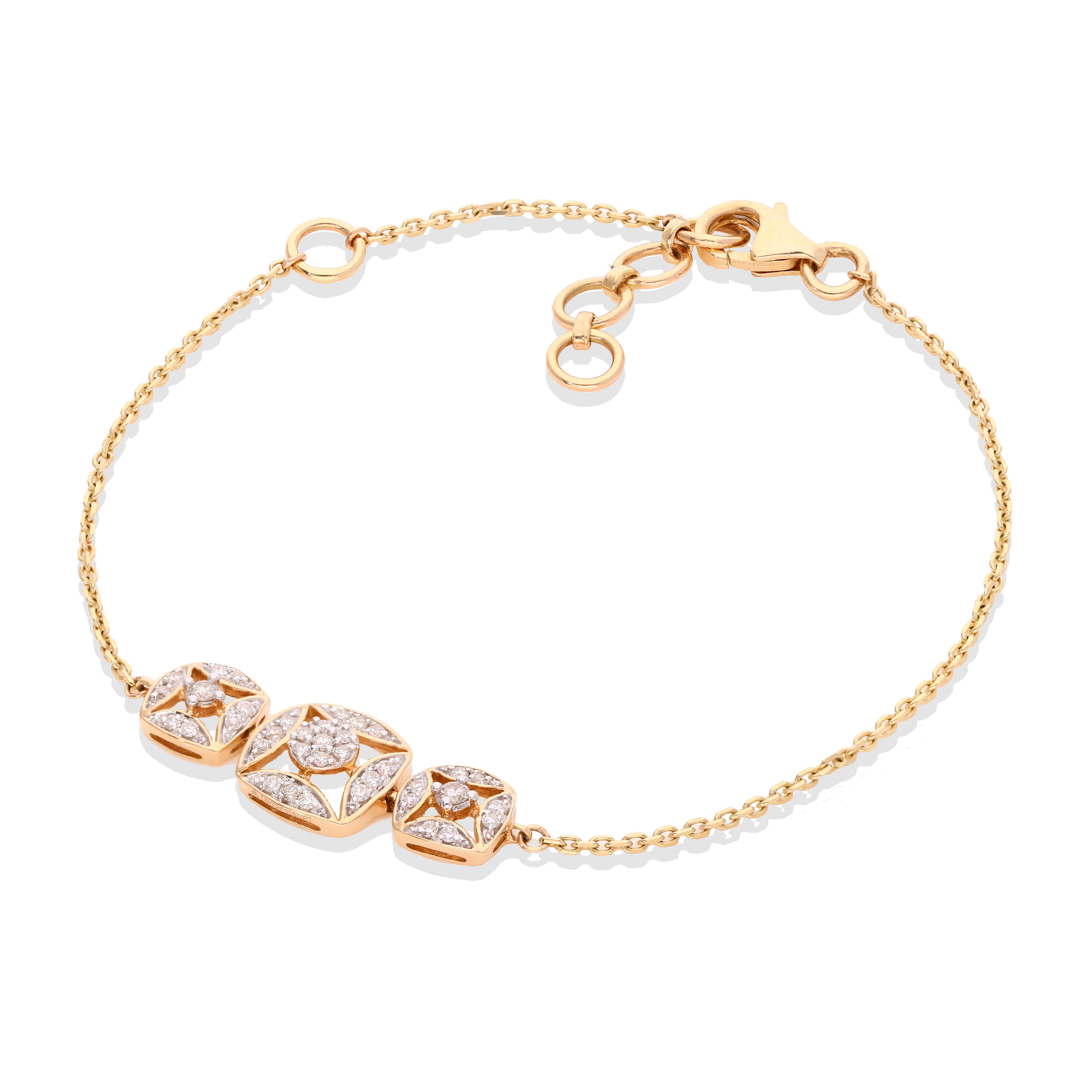 Serene Twist Diamond Bracelet
