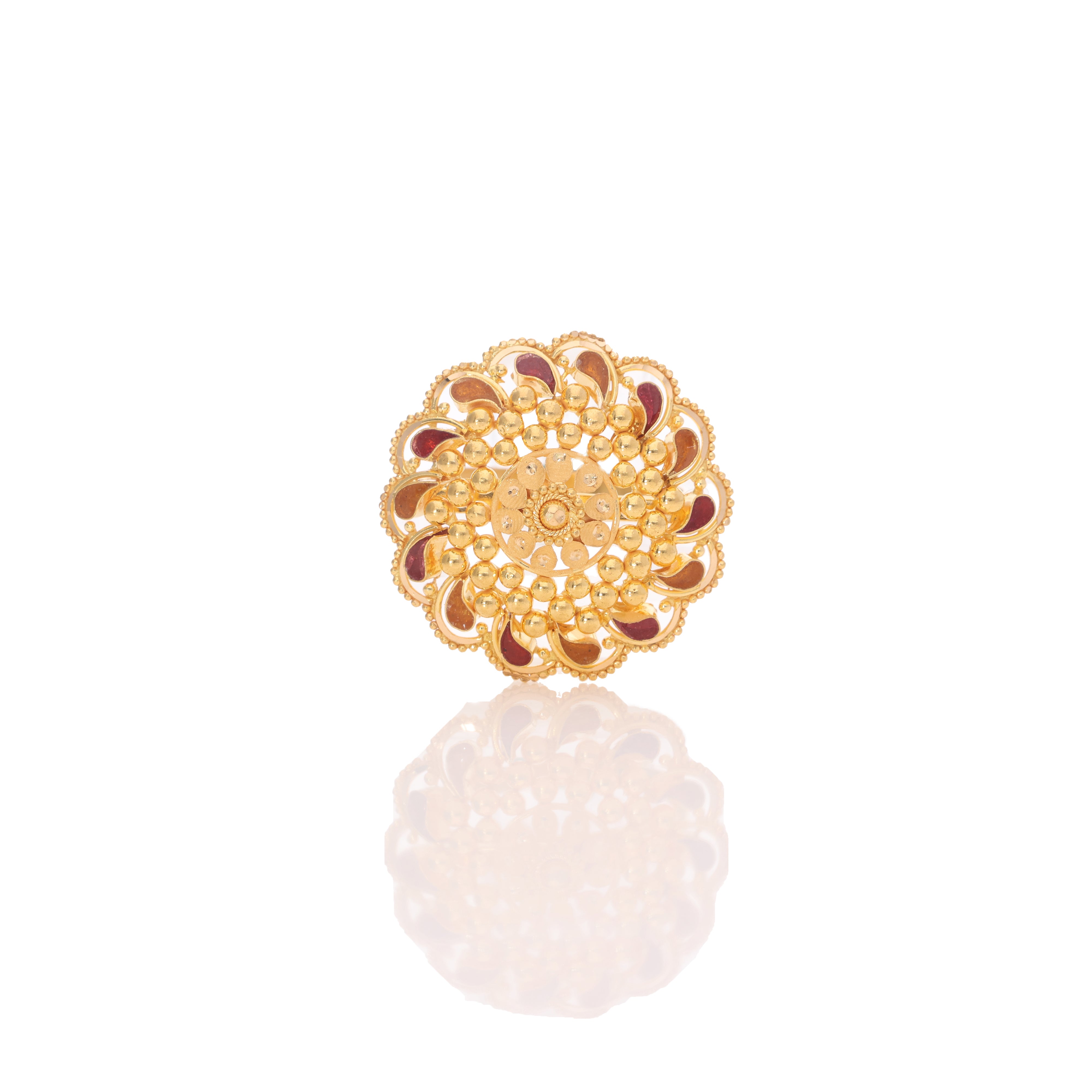 Classic Sunbrust Gold Ring