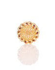 Golden Rosette Gold Ring
