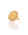 Golden Rosette Gold Ring