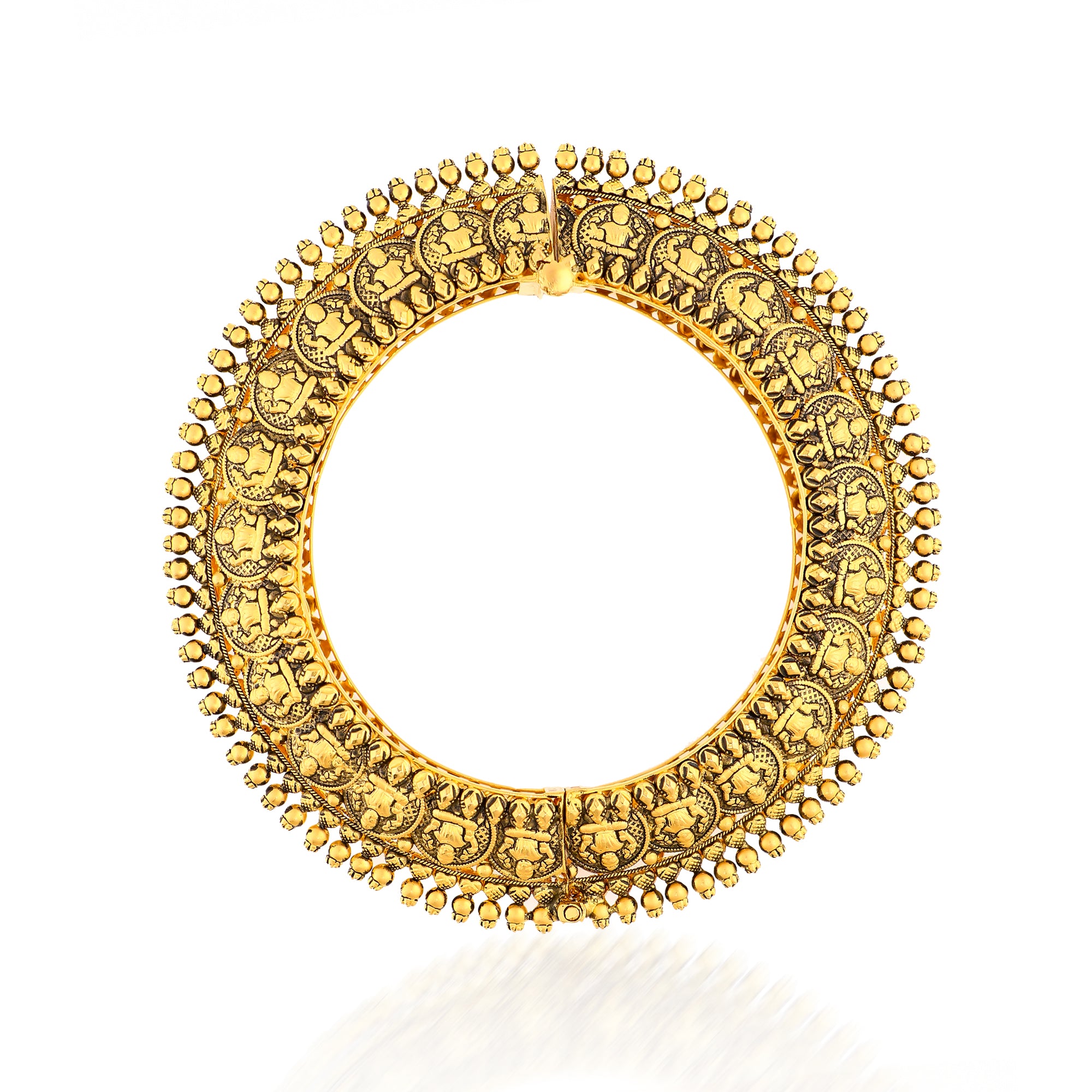 Lila Gold Bangles