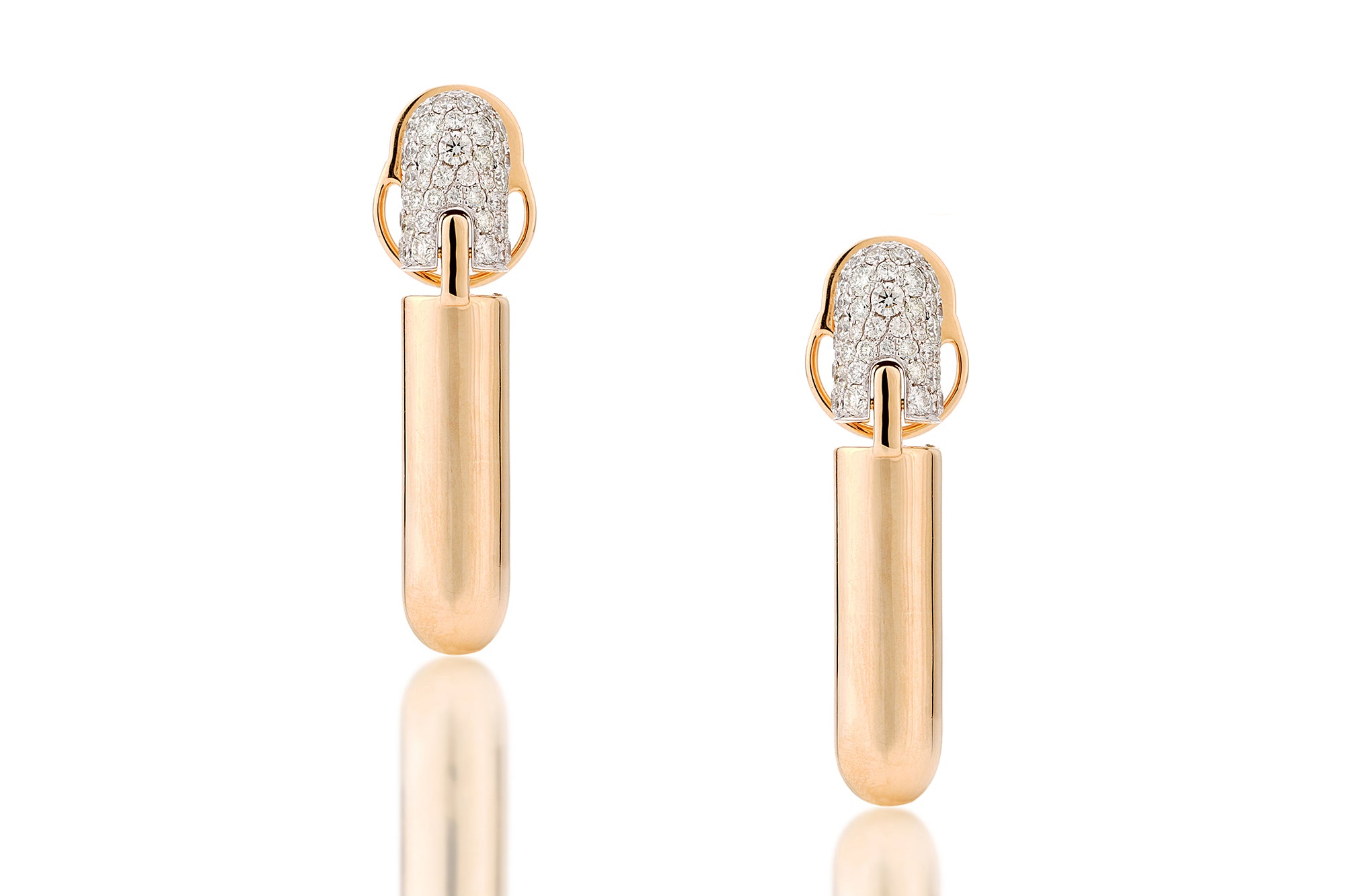 Aurelia Capsule Earrings - Diamond Pavé