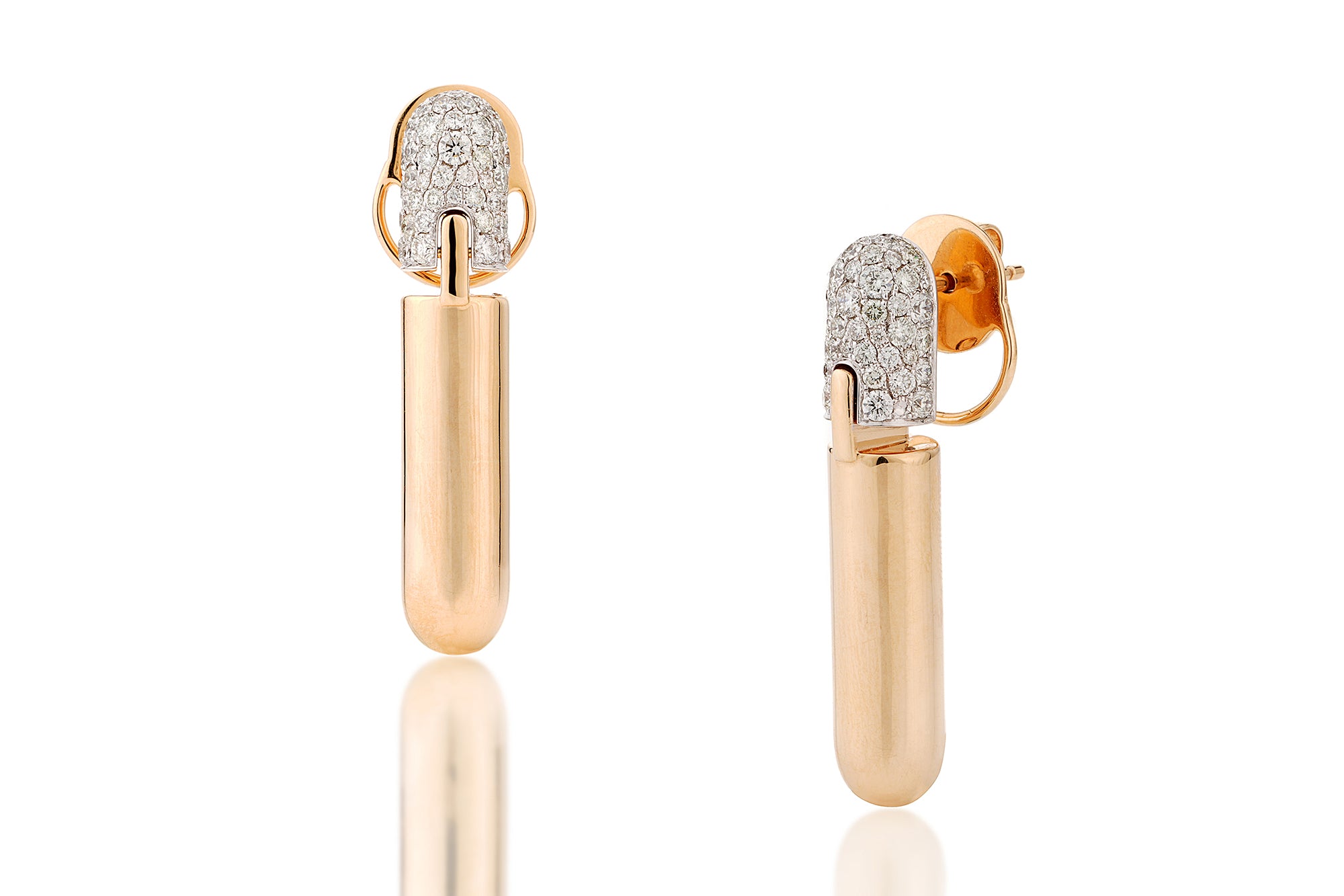 Aurelia Capsule Earrings - Diamond Pavé