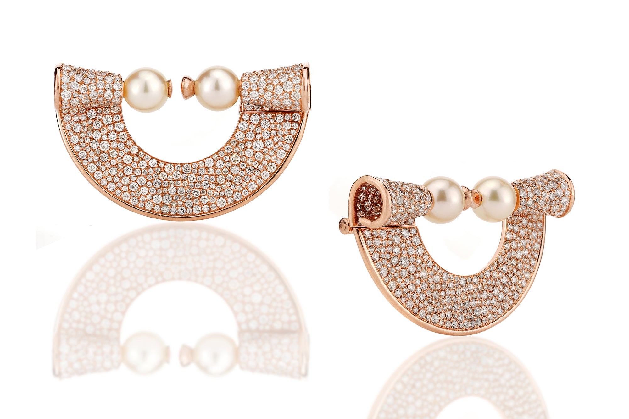 Glide Arc Pearl Earrings