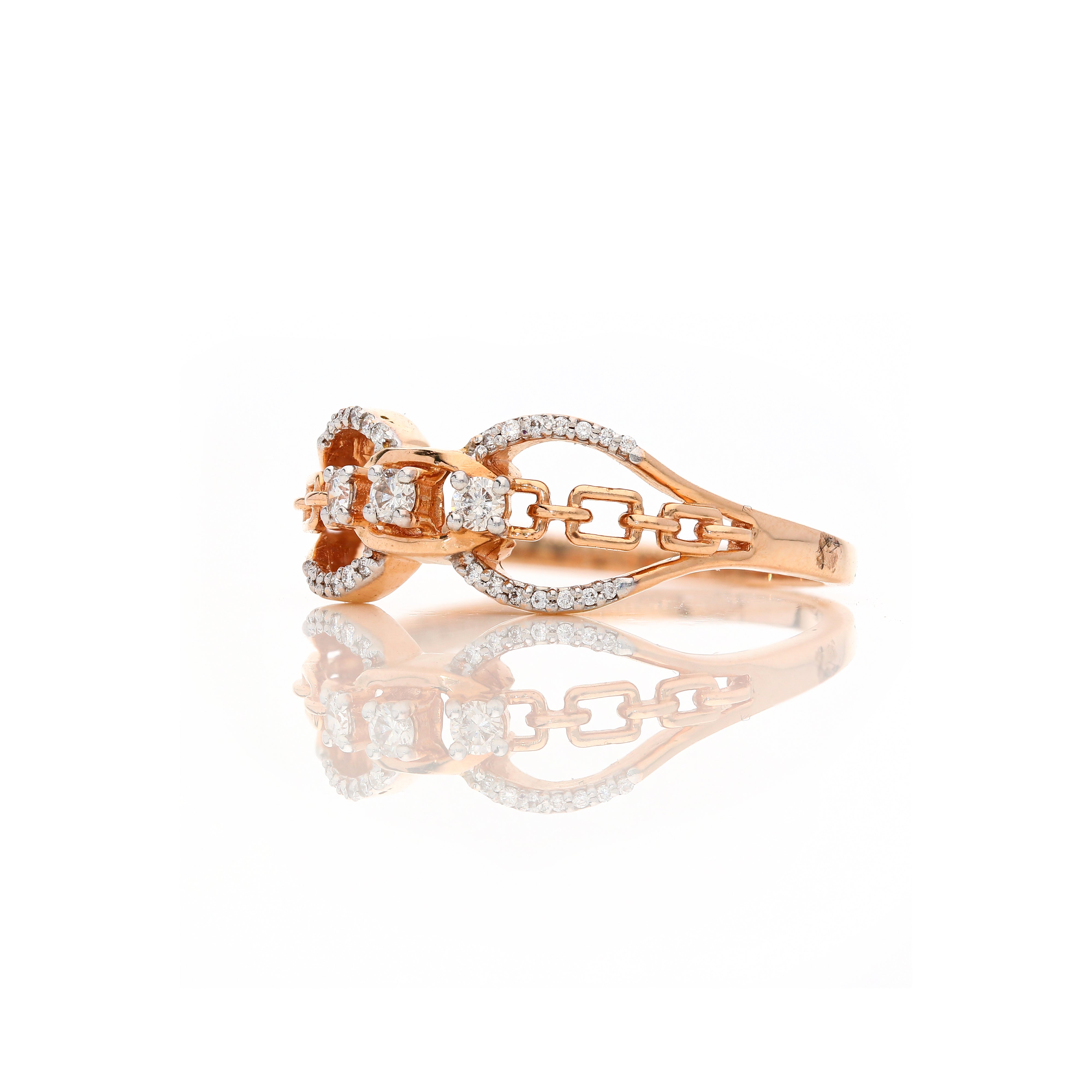 Aurora Link Diamond Ring
