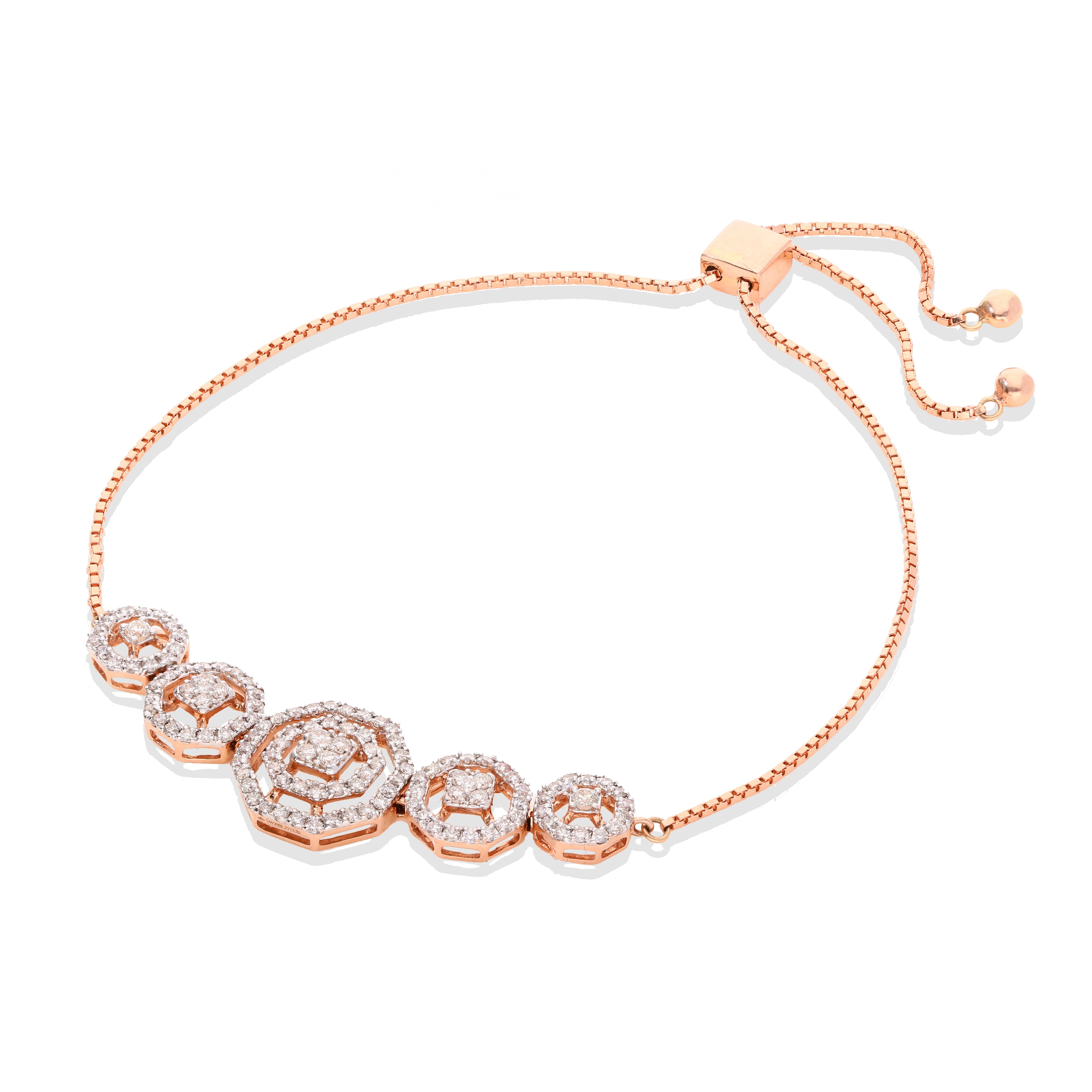 Orbit Shine Diamond Bracelet