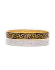 Enamel Victorian Gold Bangle