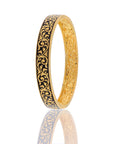 Enamel Victorian Gold Bangle