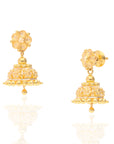 Floral Gold Jhumki