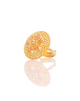 Royal Mandala Gold Ring