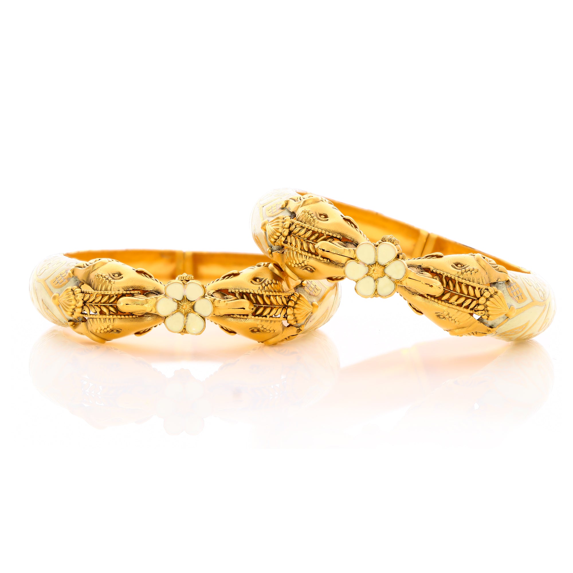 Zaina Gold Bangles