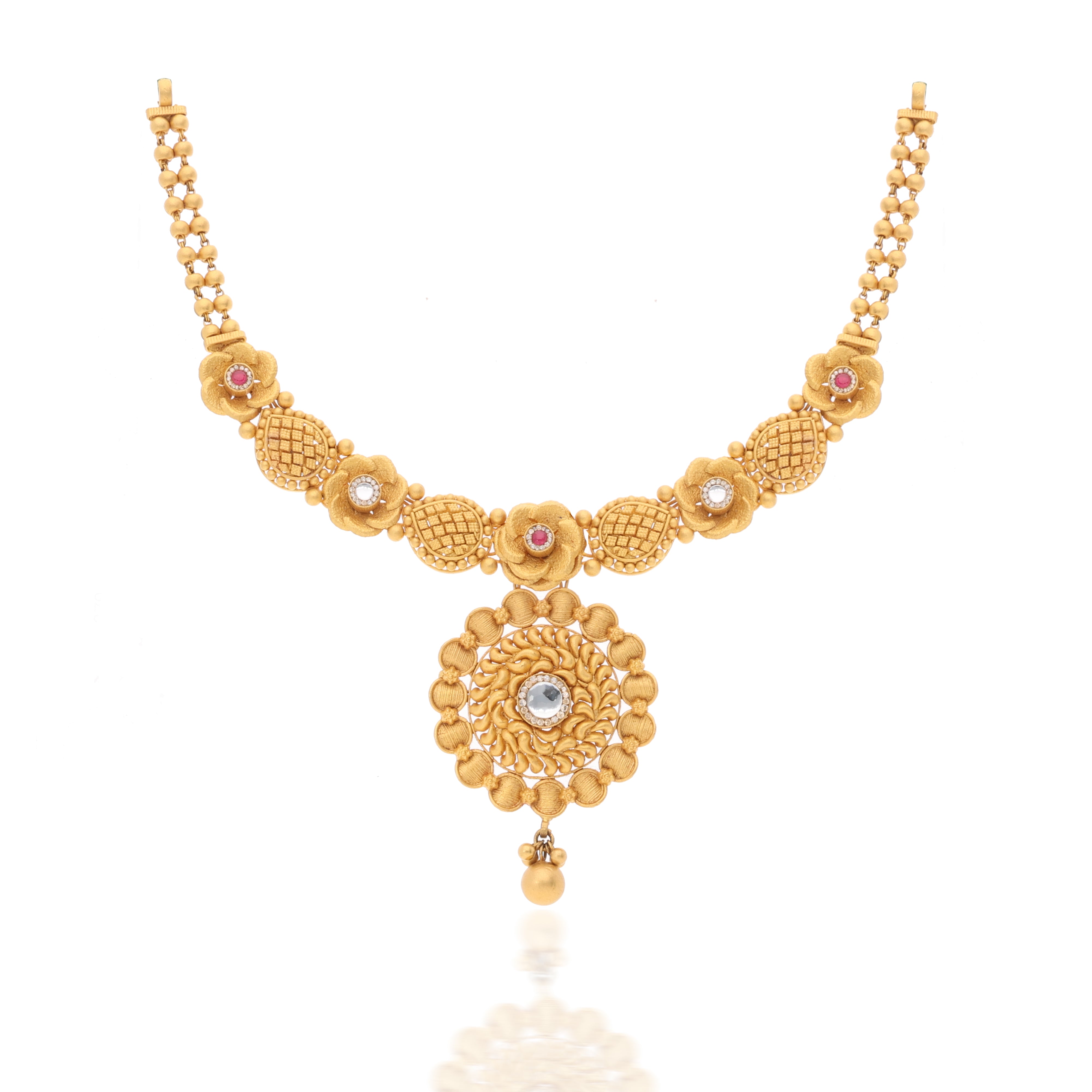 Gold Necklace Set For Women