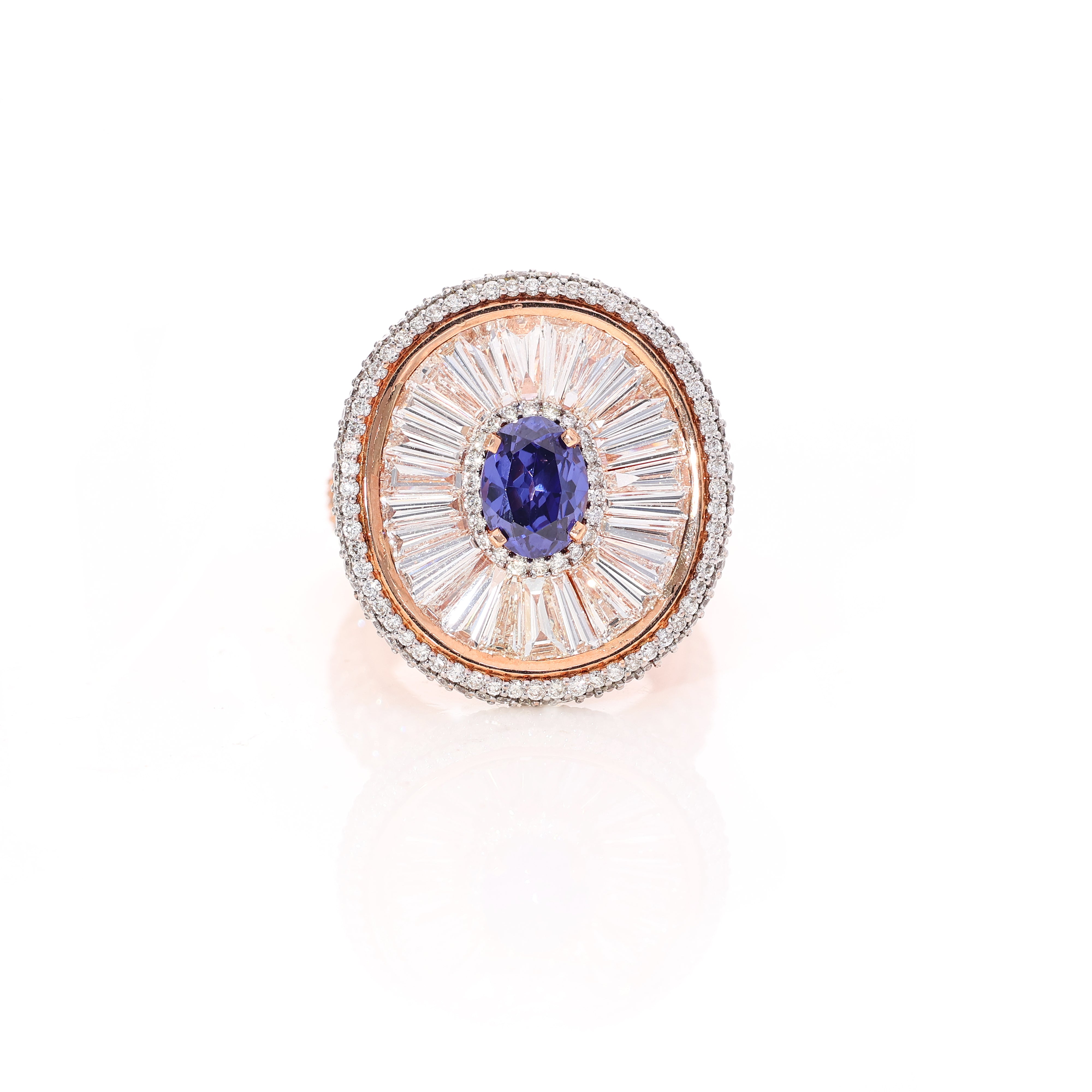 Classic Blue Imitation Ring