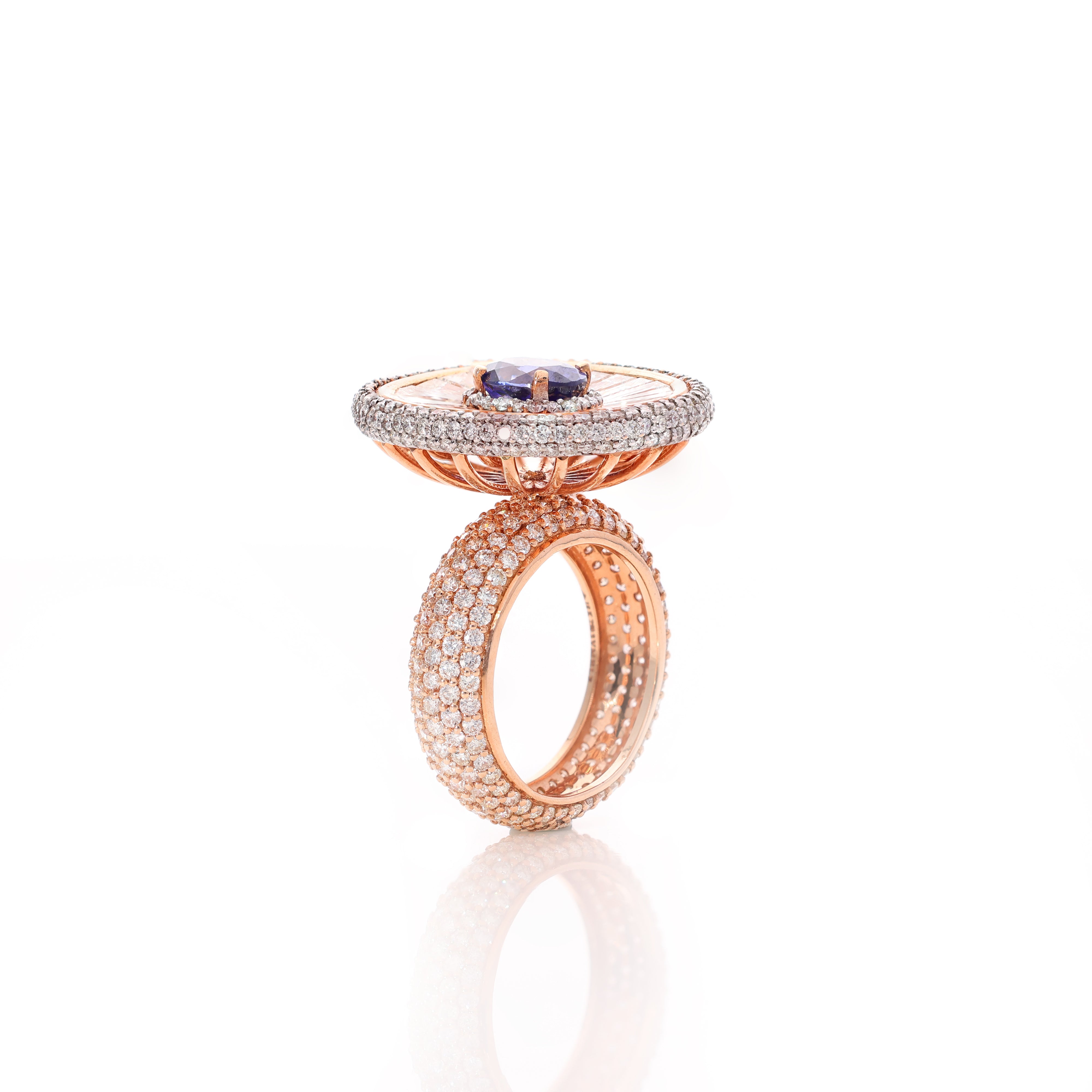 Classic Blue Imitation Ring