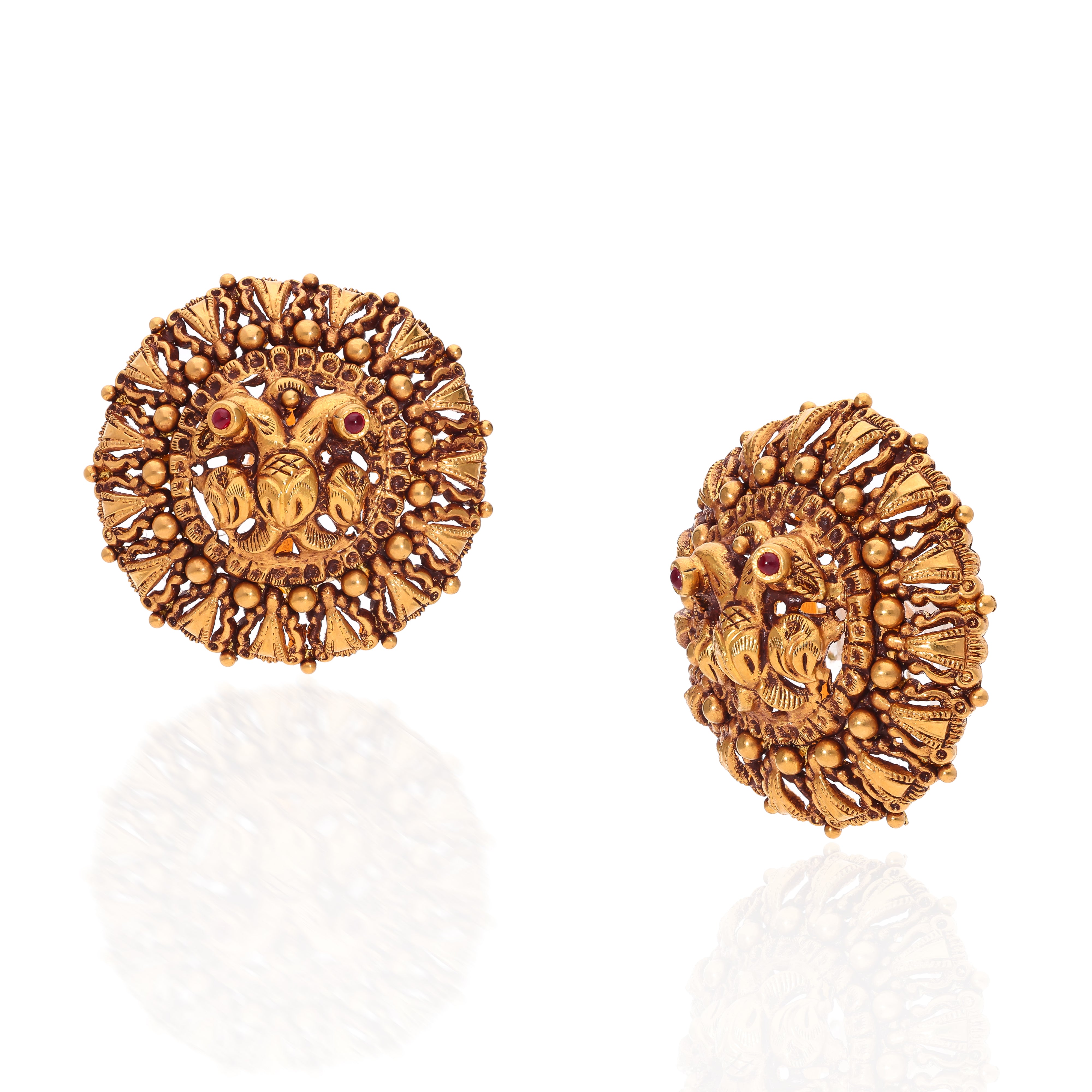 Rudrika Gold Studs