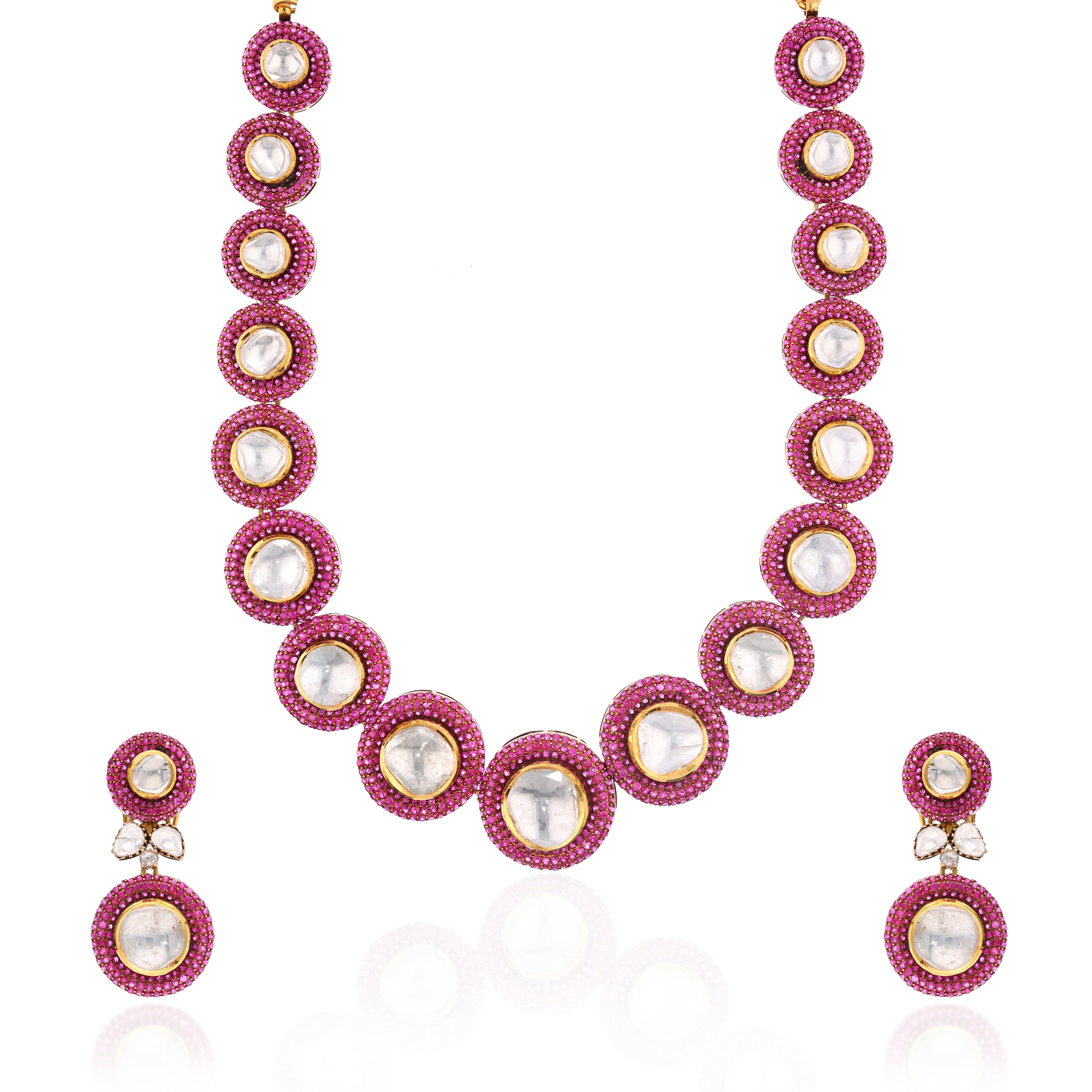Opulent Drops Polki Sets