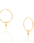 Dazzel Ring Gold earrings