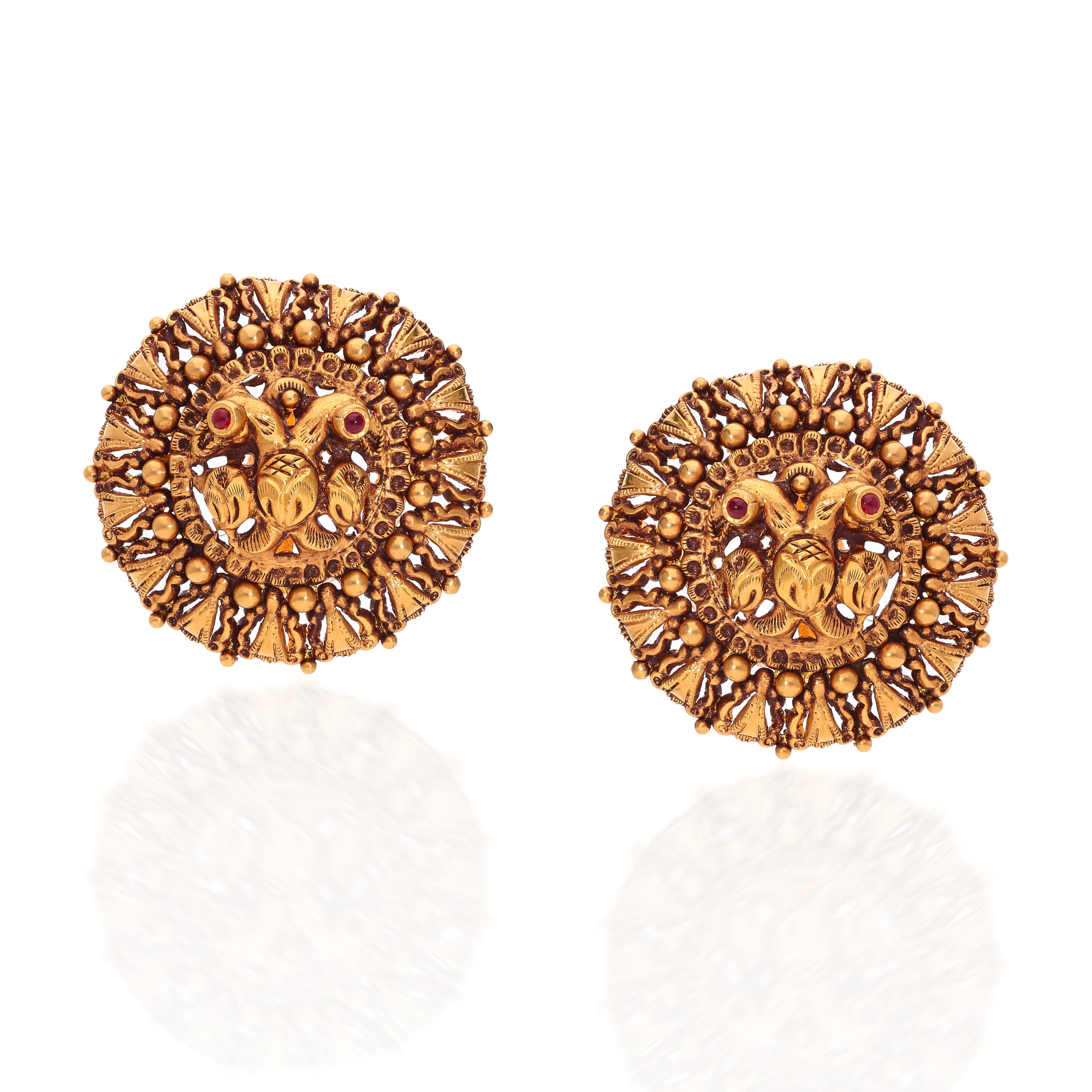 Rudrika Gold Studs