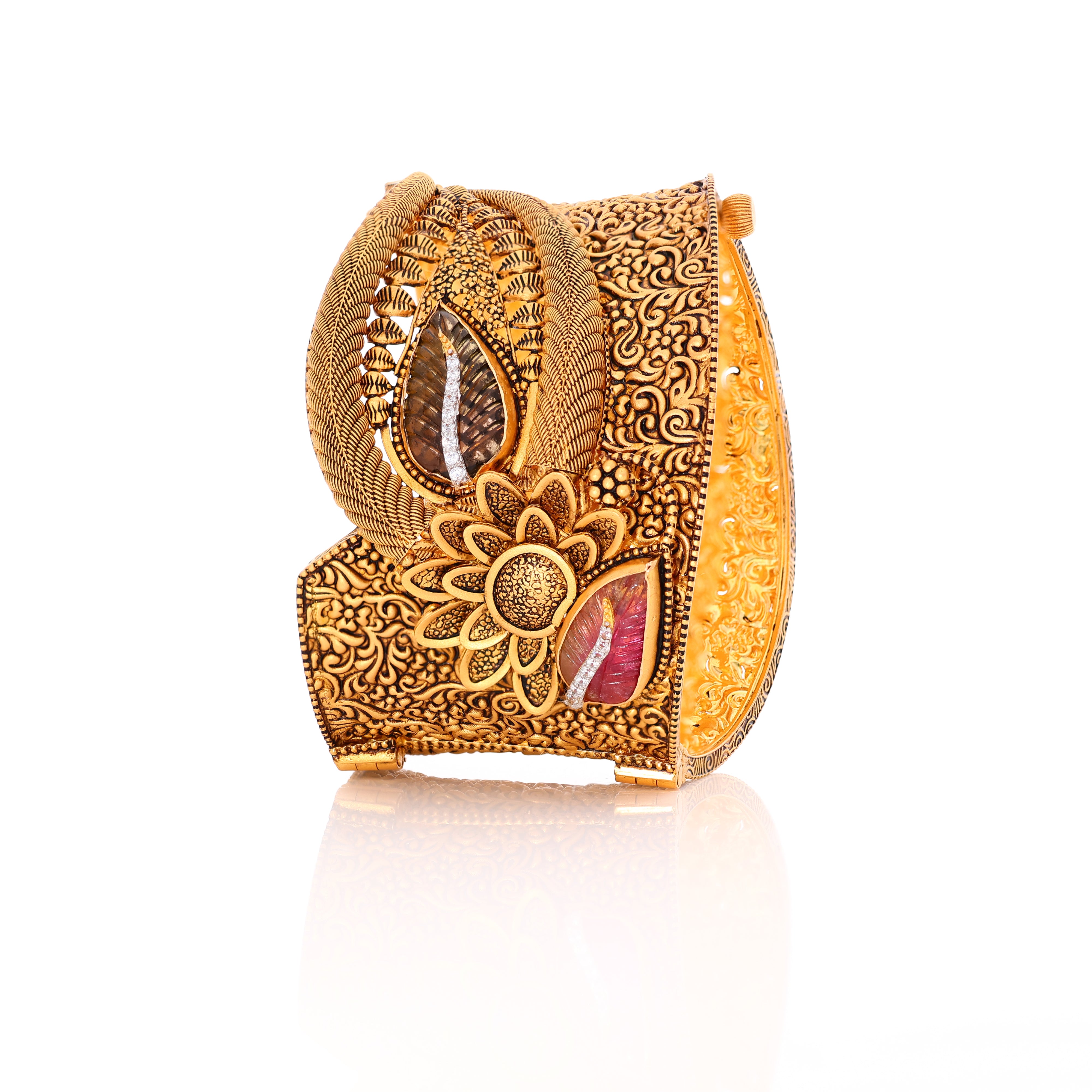 Floral Gold Kada