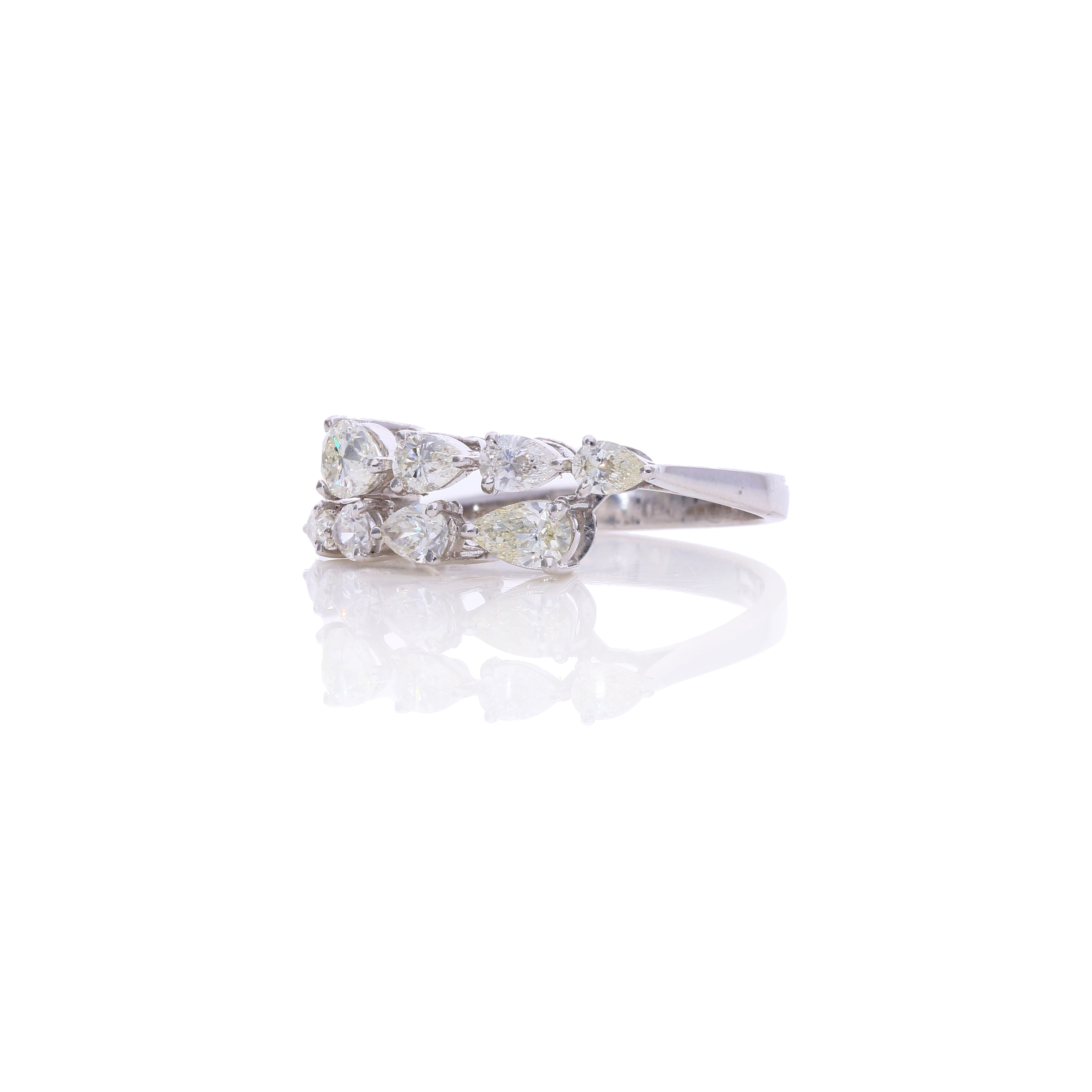 Minimal Line Diamond Ring