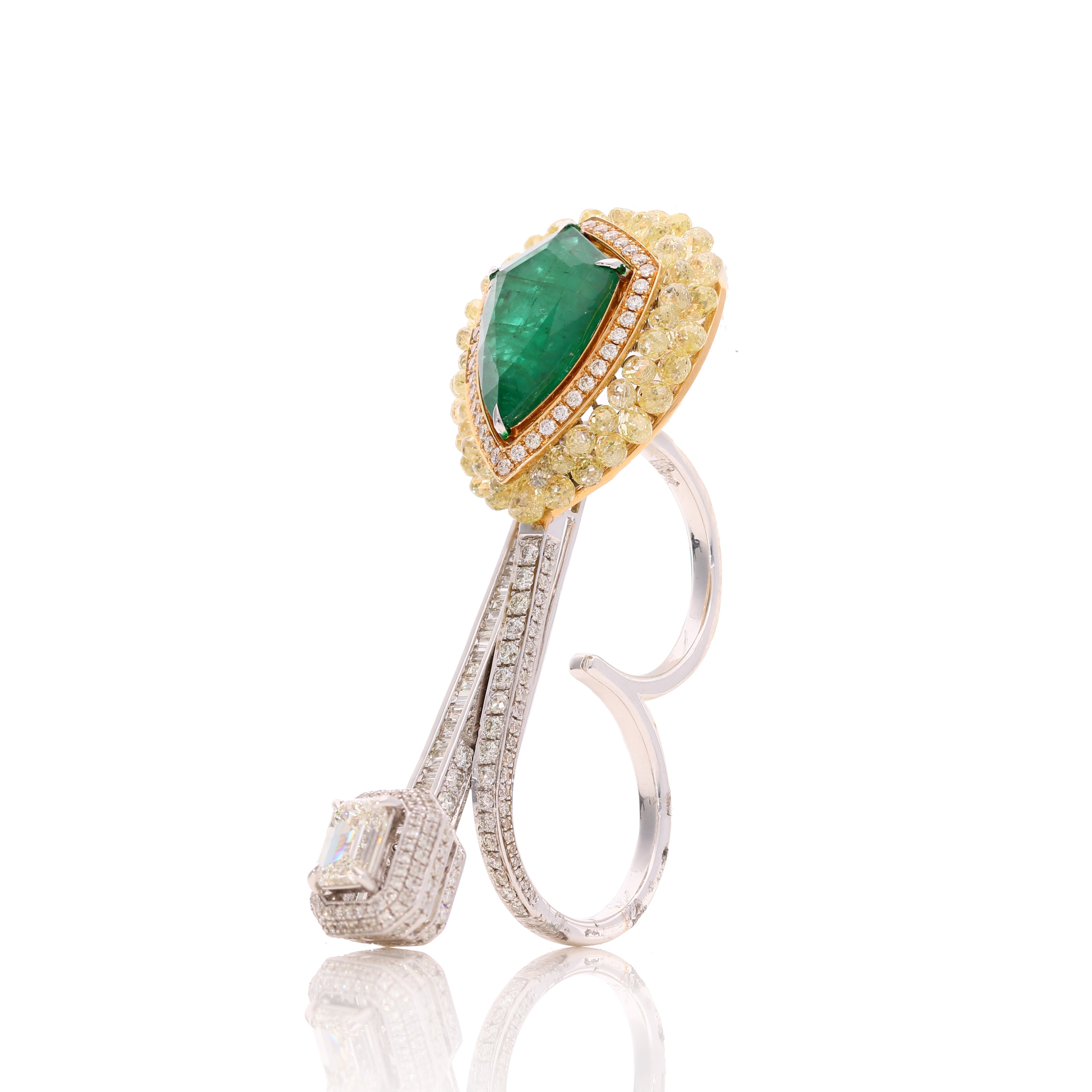 Emerald Serpent Ring