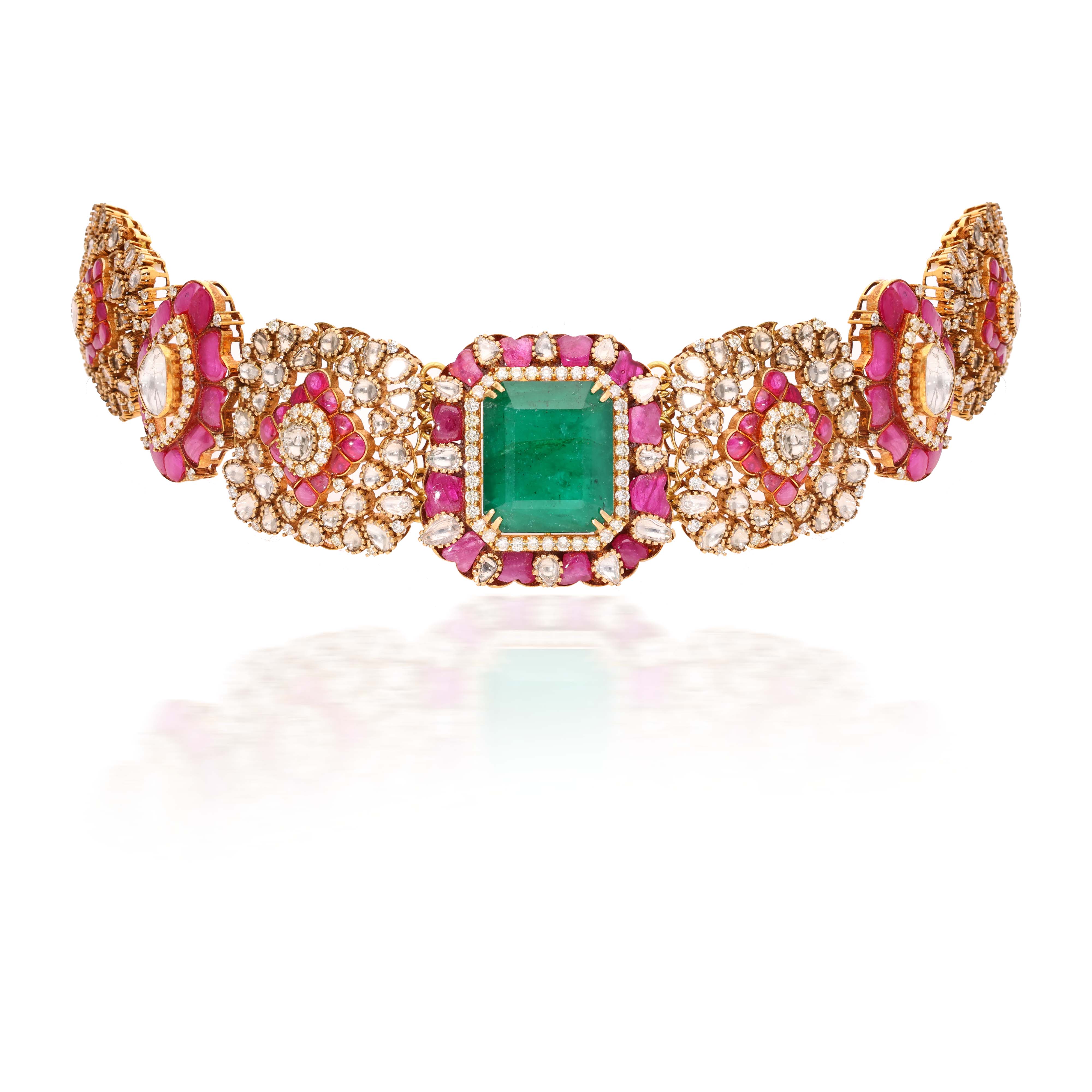 Emerald Heirloom Polki Set