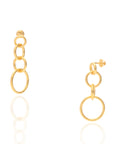 Interlock Gold Earrings