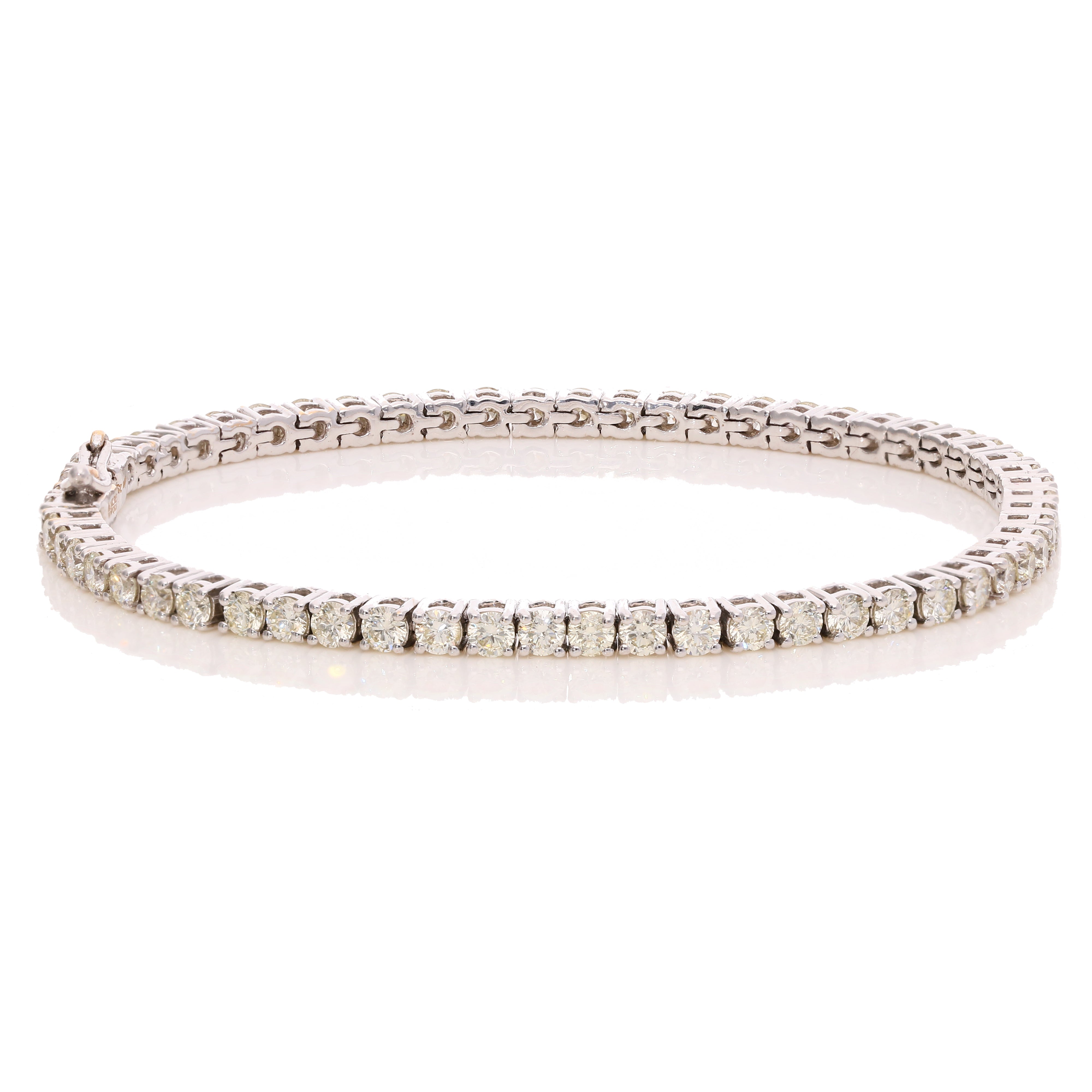 Crystal Row Diamond Bracelet