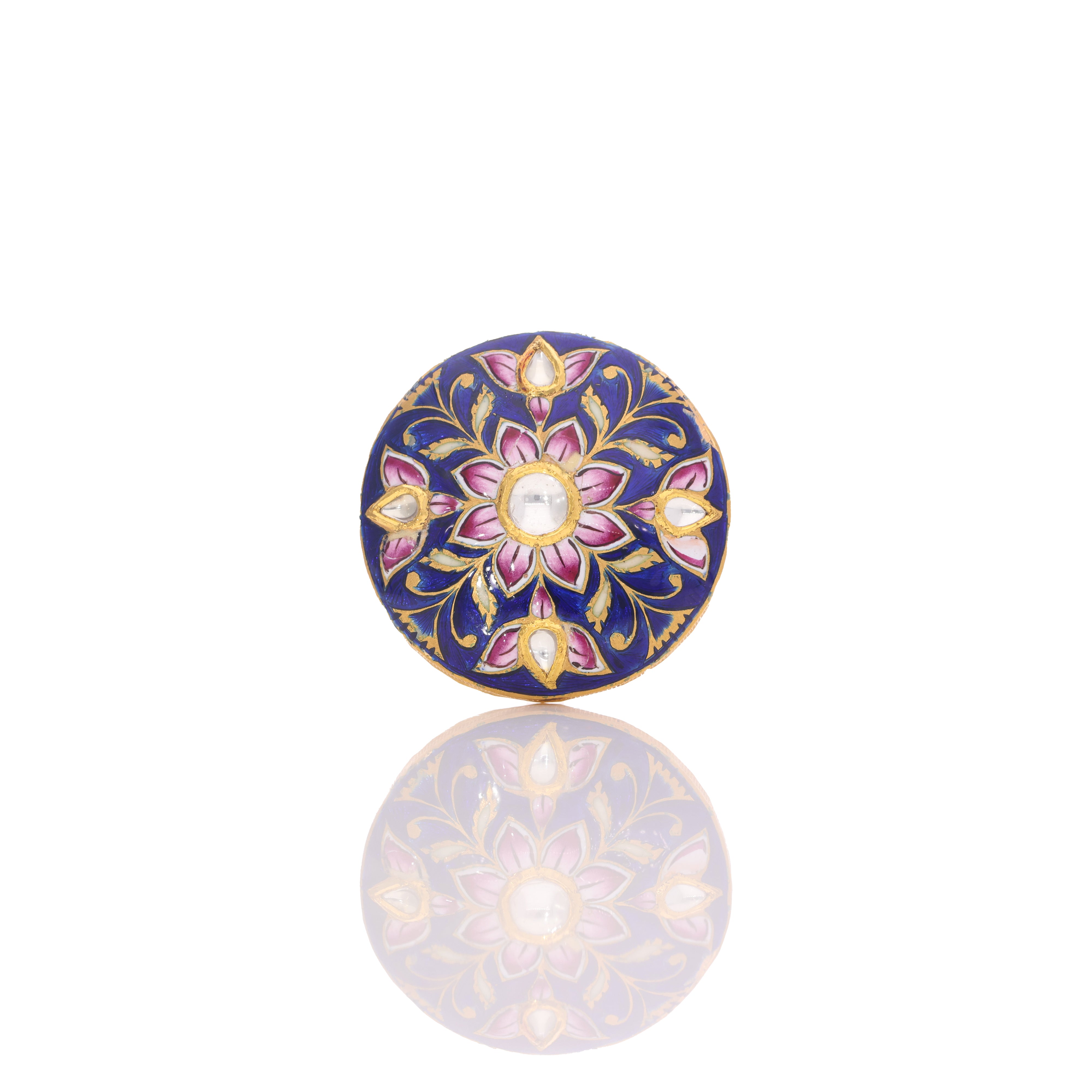 Floral Grace Gold Ring