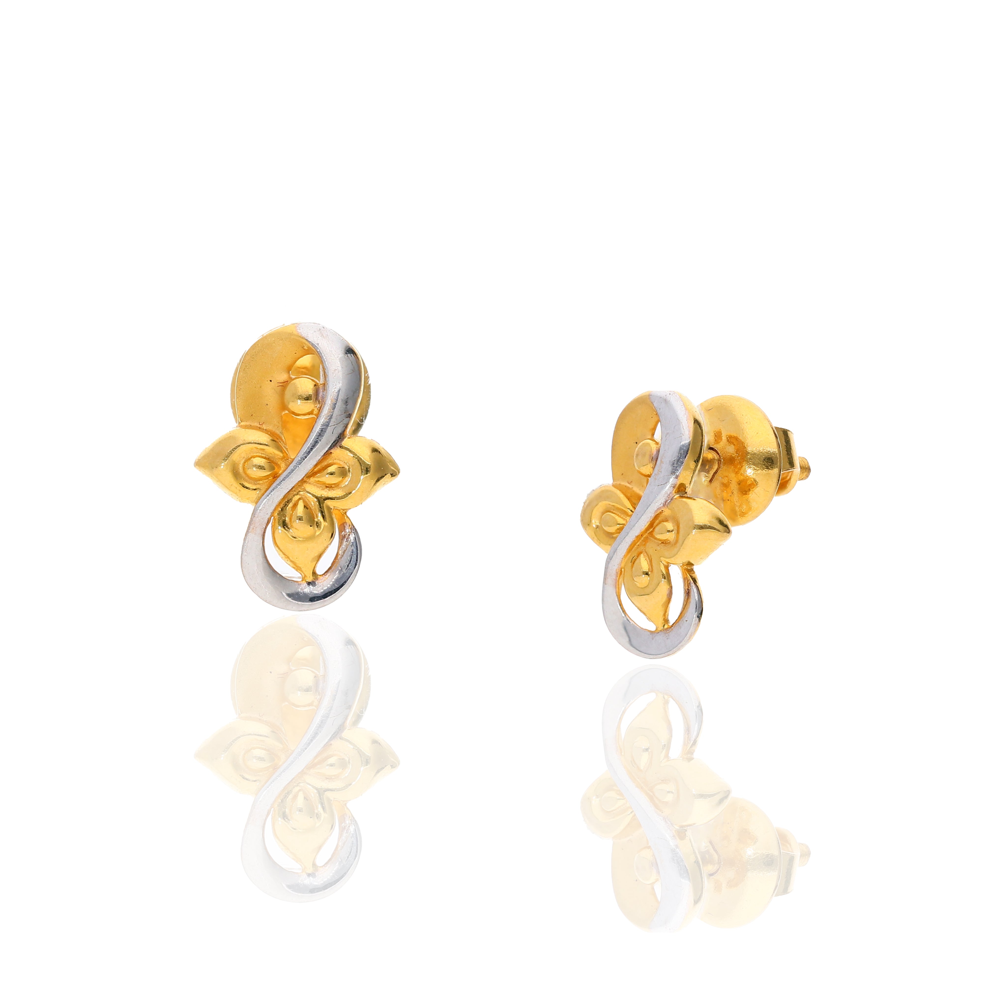 Opulent Dots Gold Studs