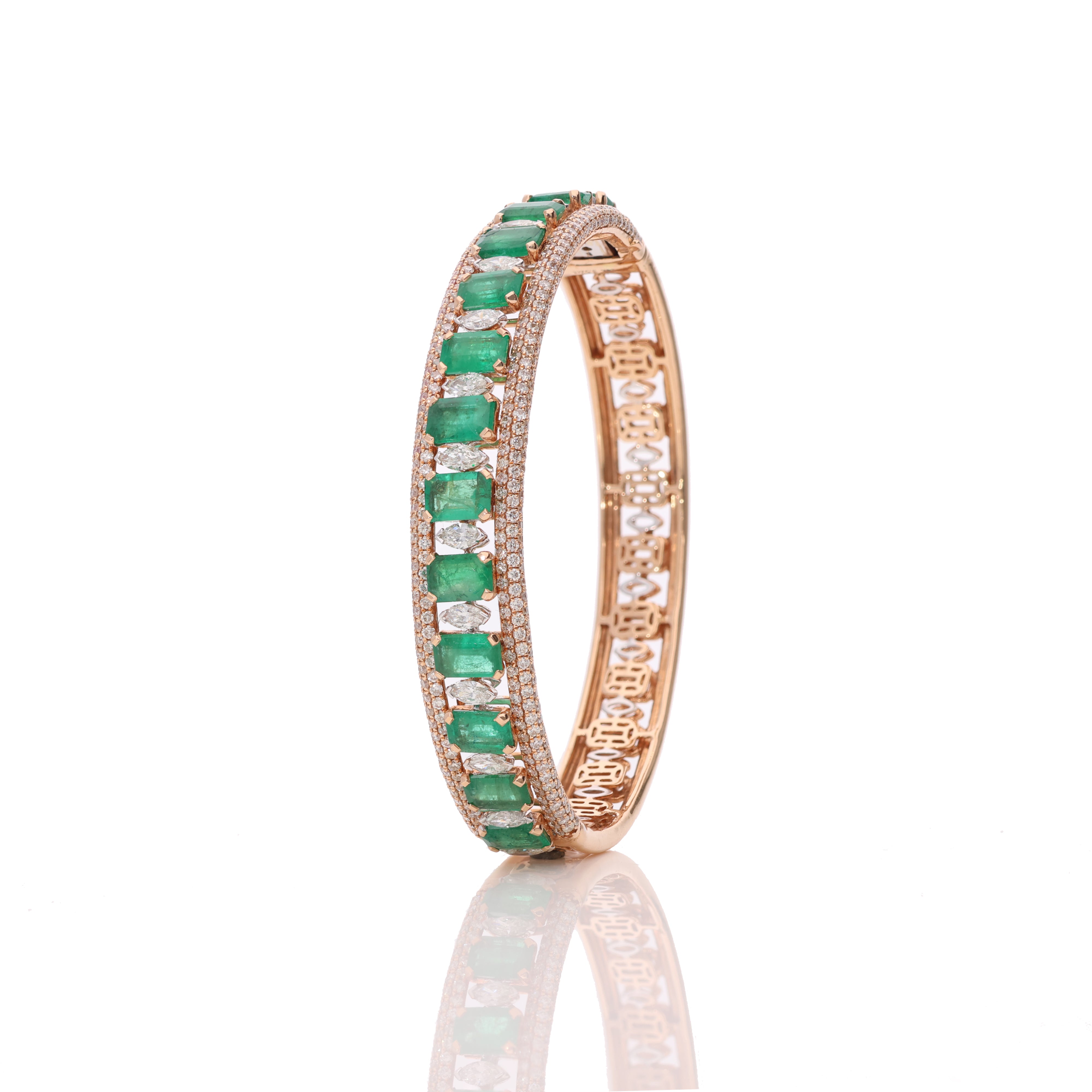 Green Aura Diamond Bracelet