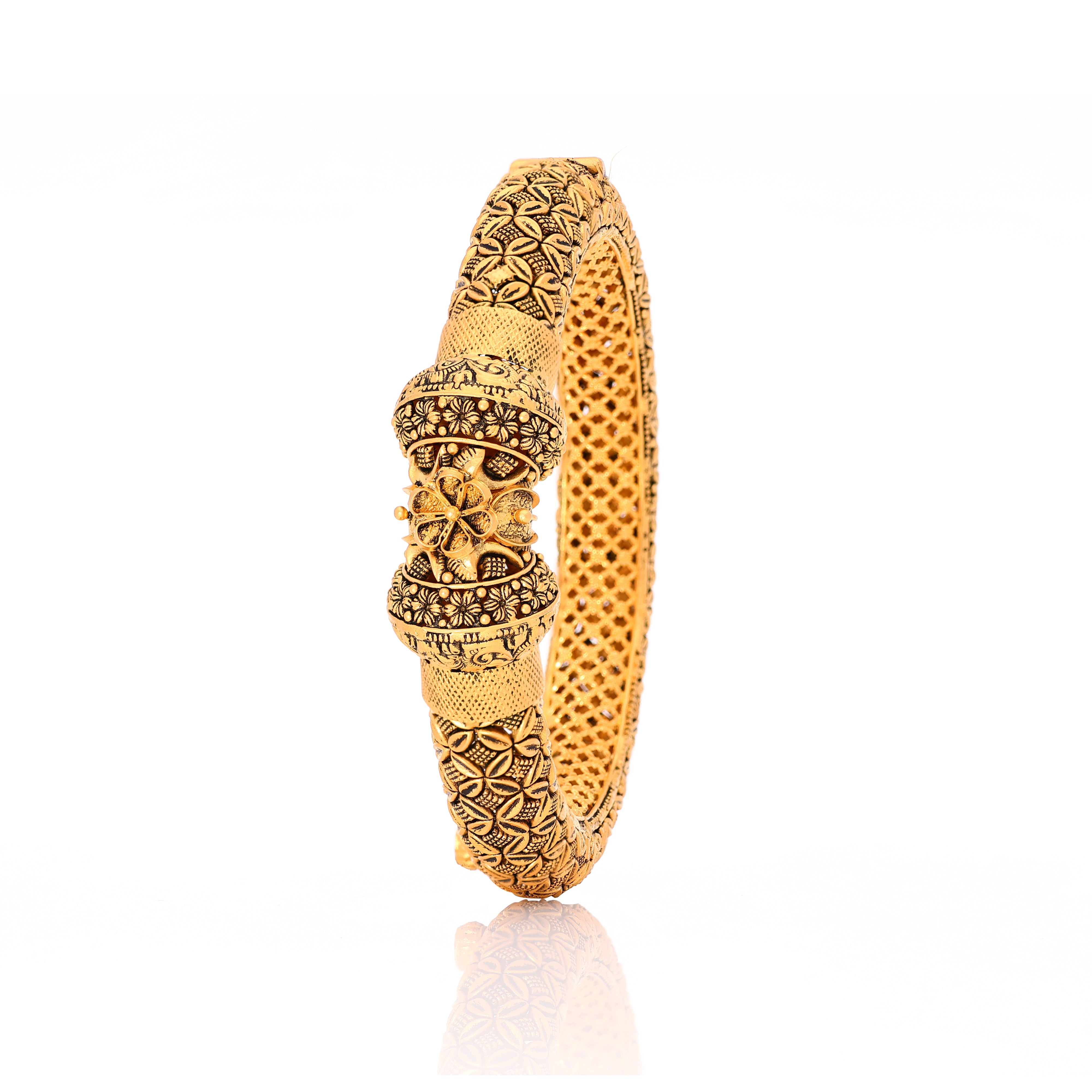 Fleur D' Gold Bangles